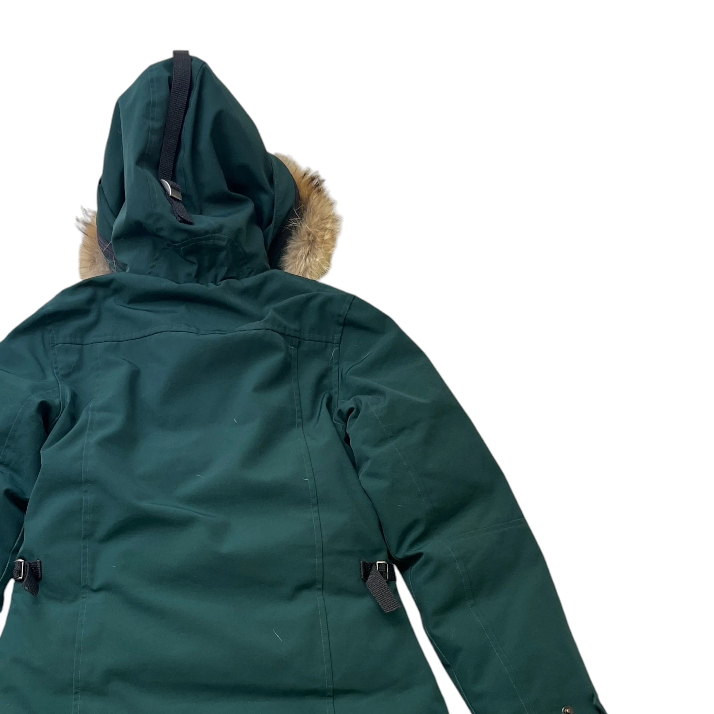 Women's Kensington Parka Down Jacket Green Size XS - Image 4