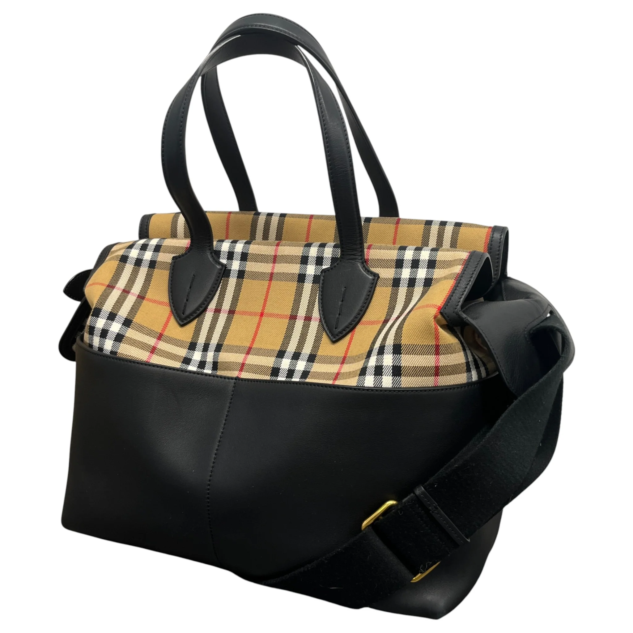 Women's Kingswood Vintage Check Bag Black - Image 5