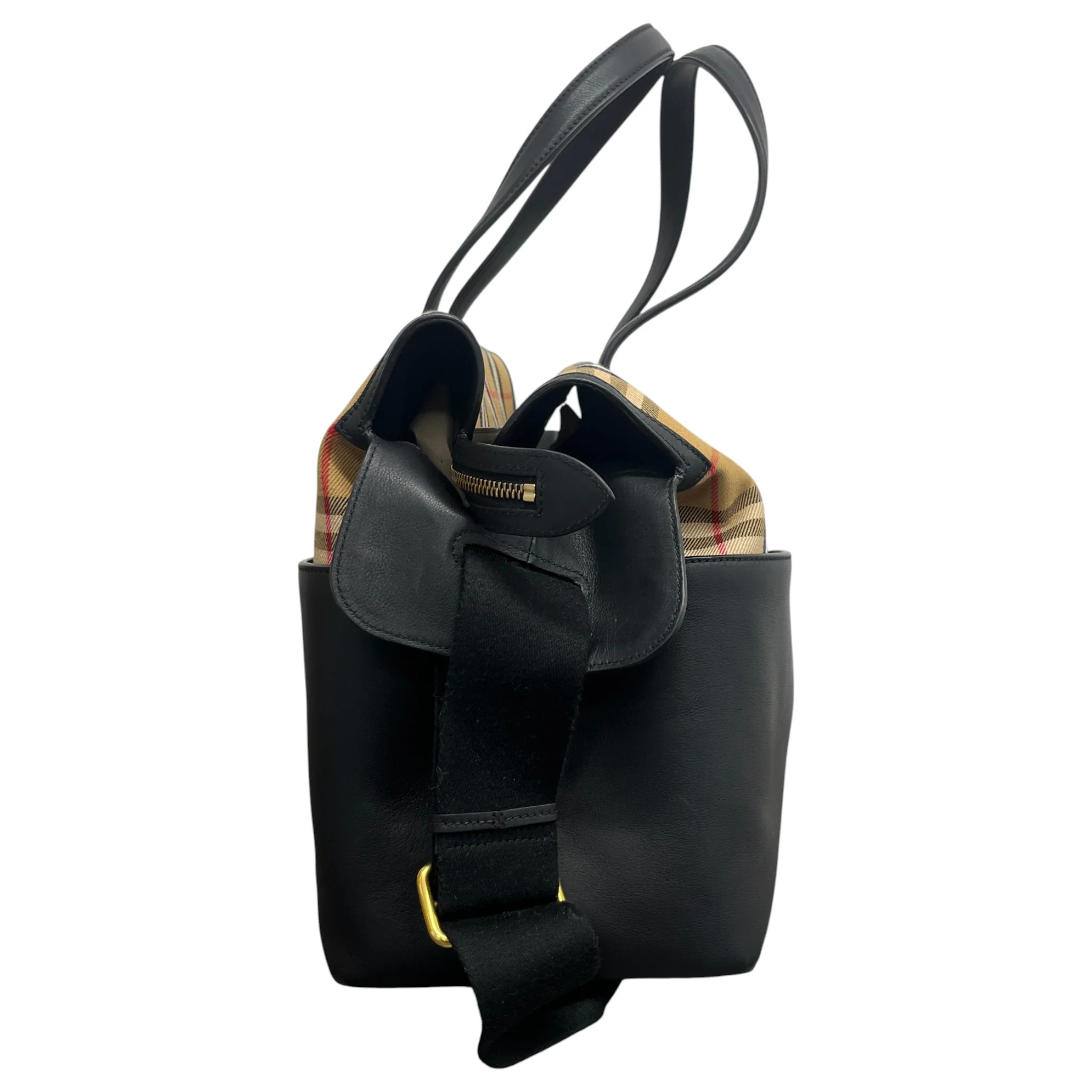Women's Kingswood Vintage Check Bag Black - Image 7