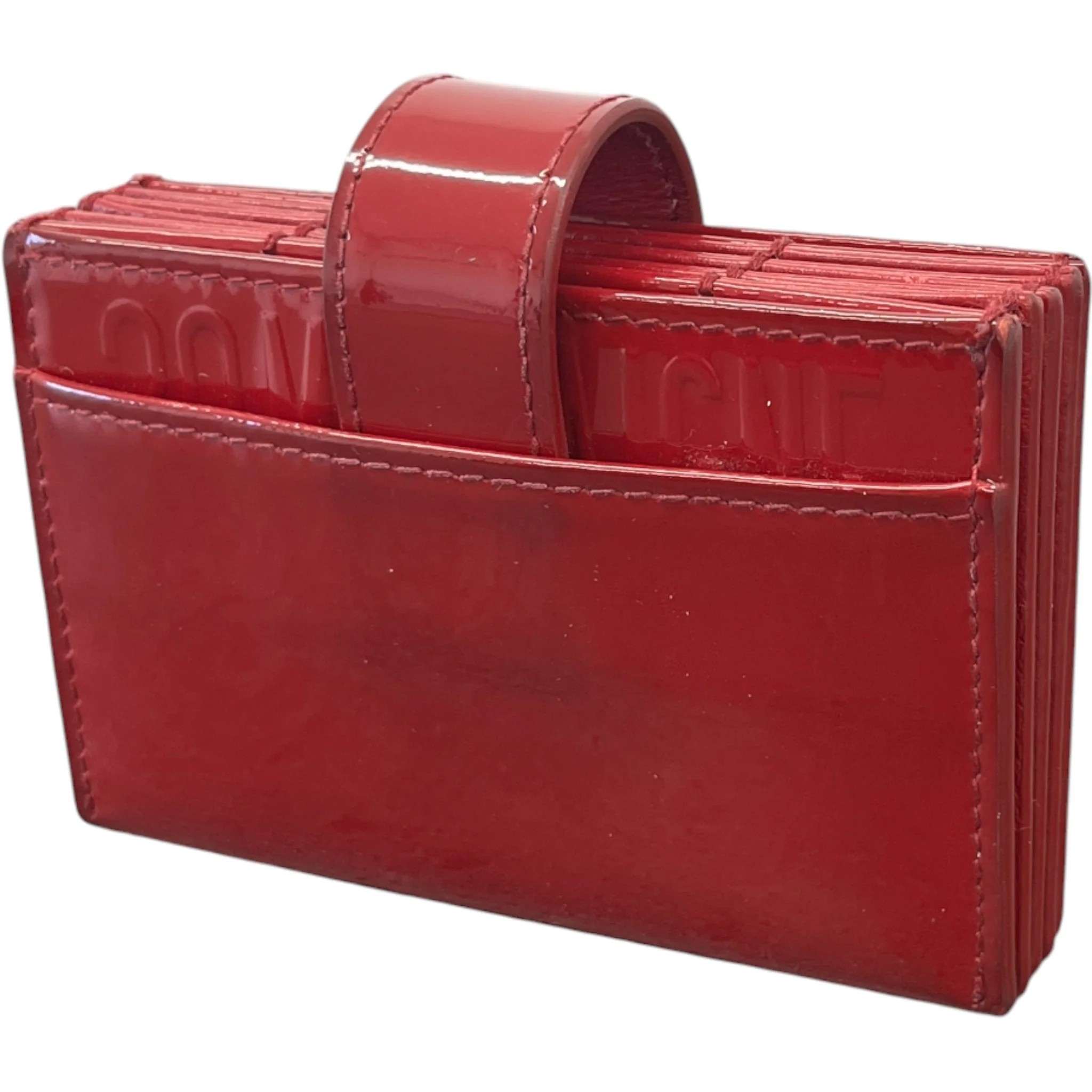 Women's Lady Dior 5-Gusset Card Holder Red - Image 7