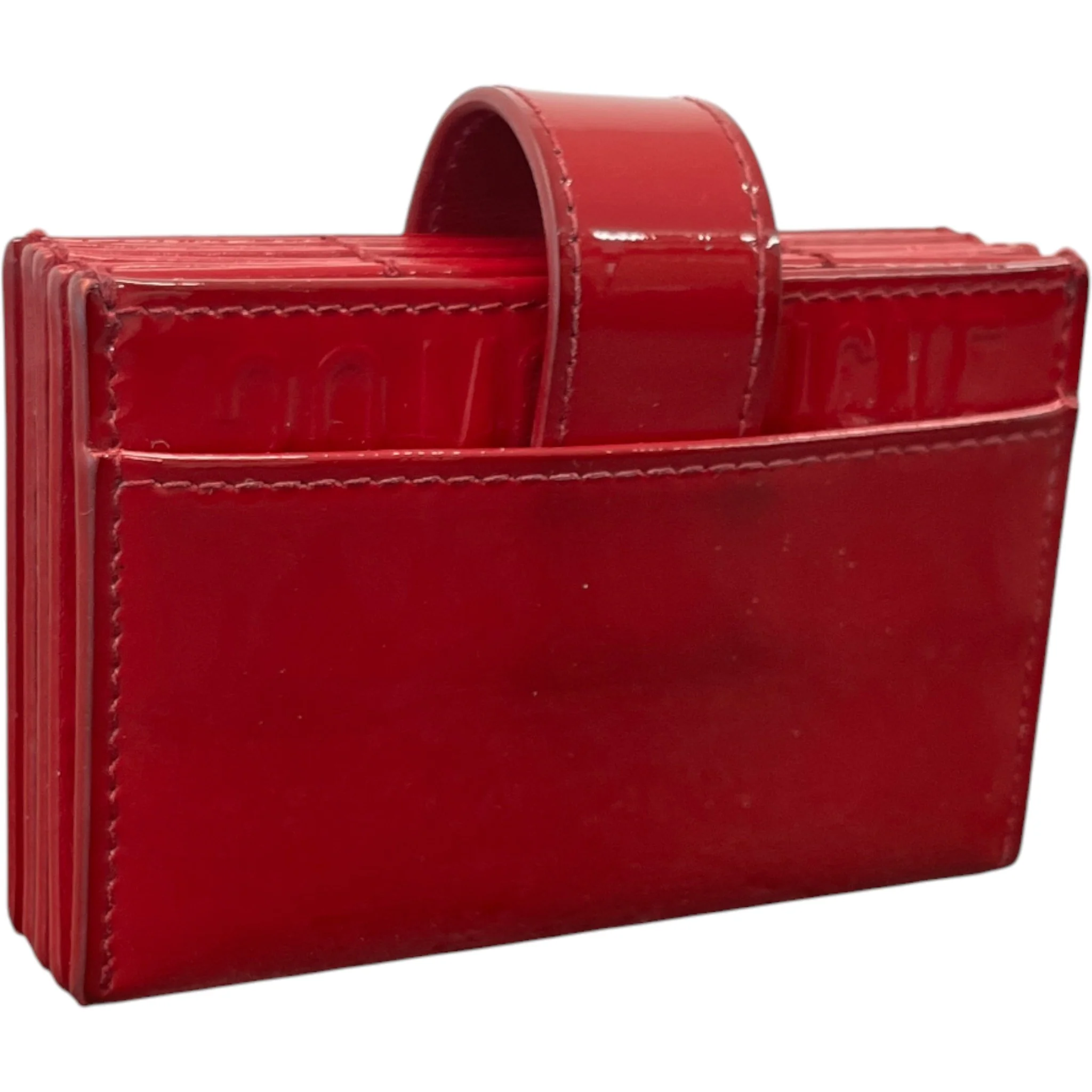 Women's Lady Dior 5-Gusset Card Holder Red - Image 8