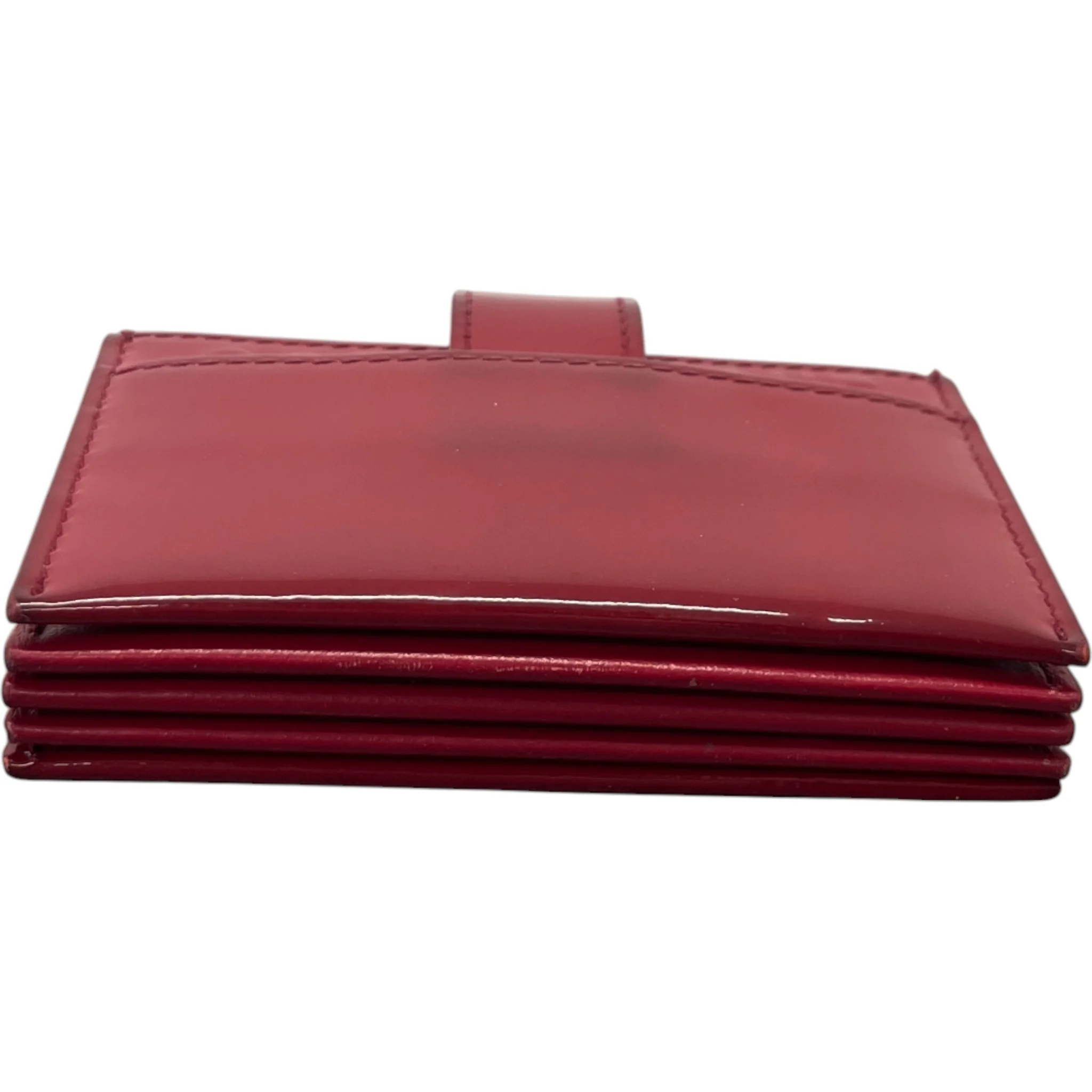 Women's Lady Dior 5-Gusset Card Holder Red - Image 9