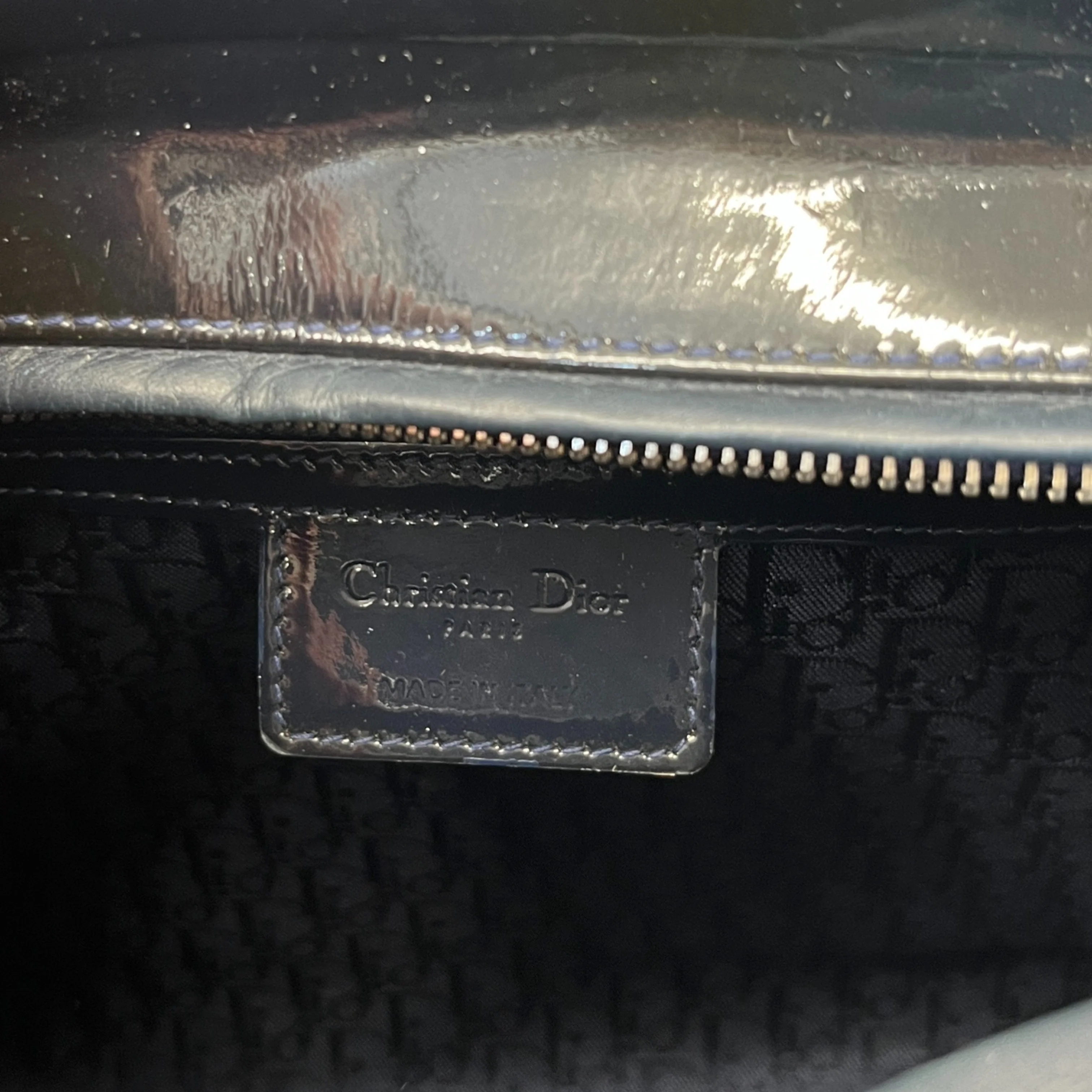 Women's Lady Dior Large Bag Black - Image 12