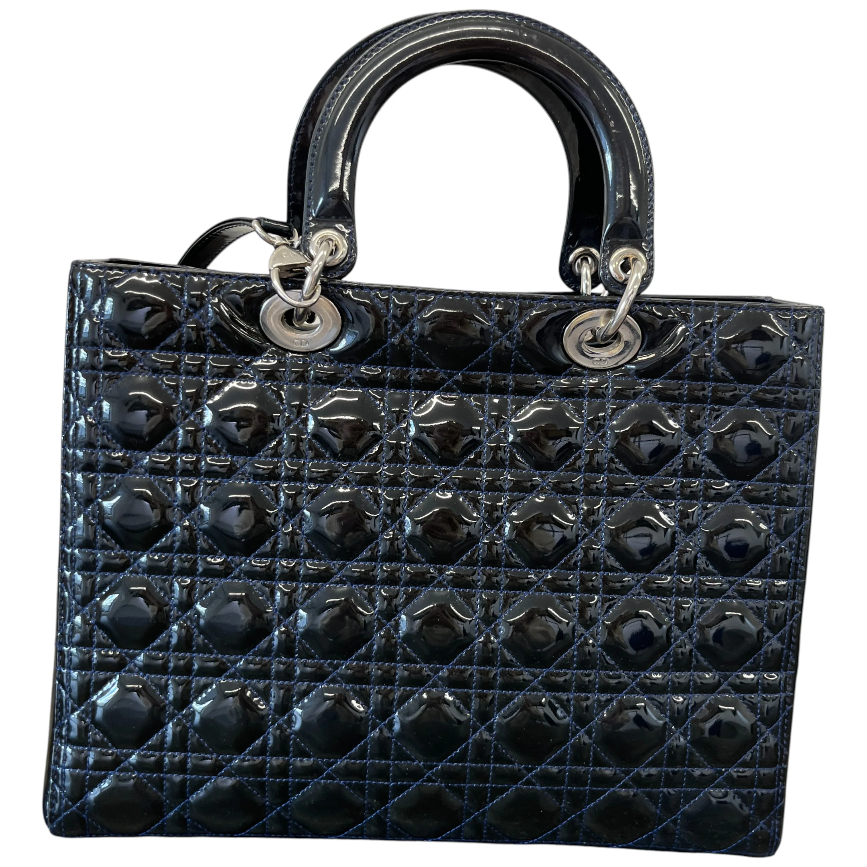 Women's Lady Dior Large Bag Black - Image 3