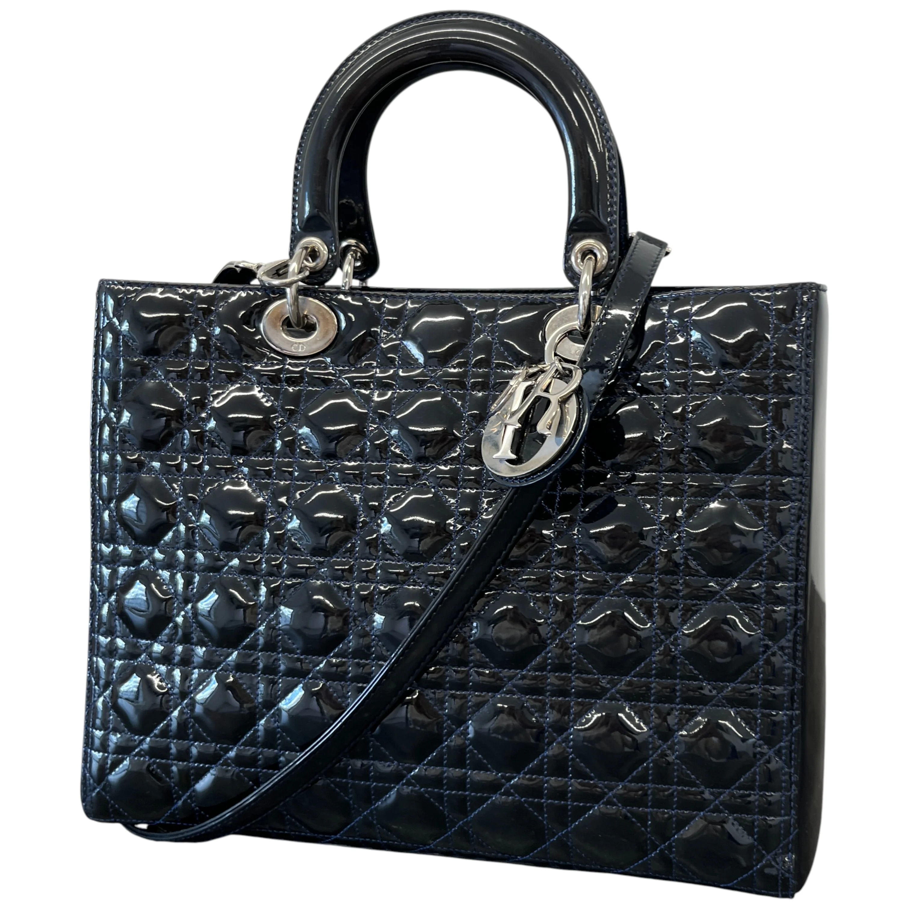 Women's Lady Dior Large Bag Black - Image 5
