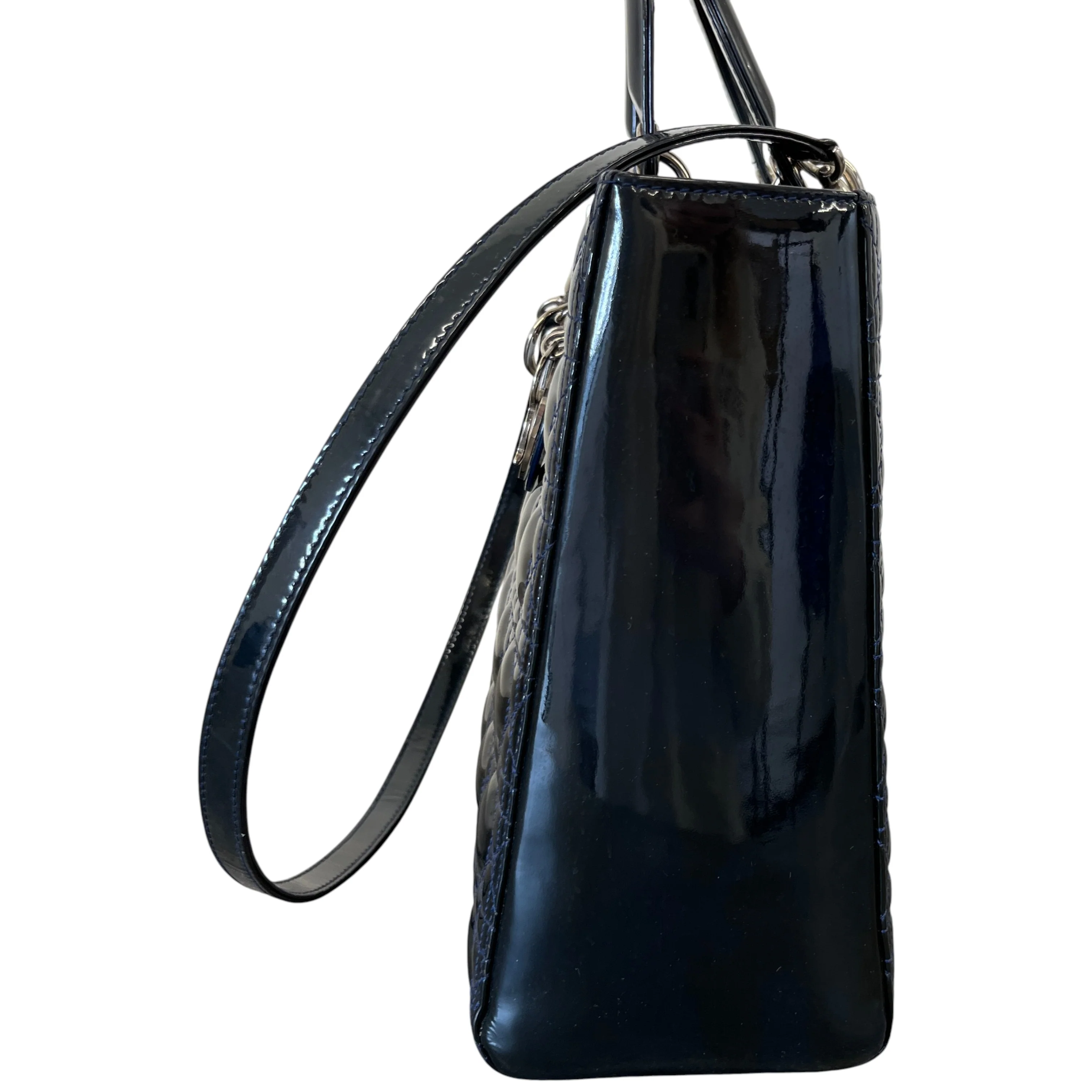 Women's Lady Dior Large Bag Black - Image 7