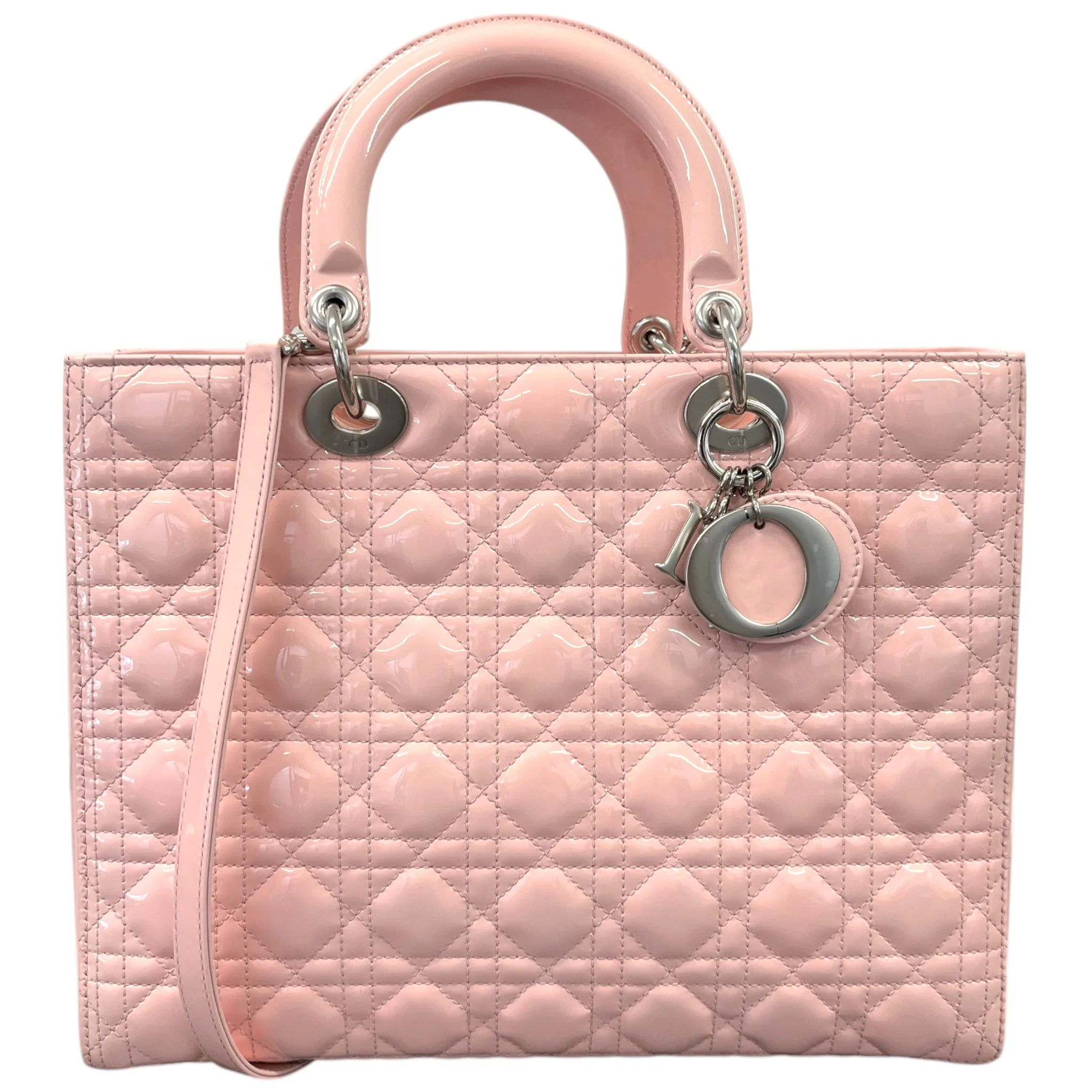 Women's Lady Dior Large Handbag Pink