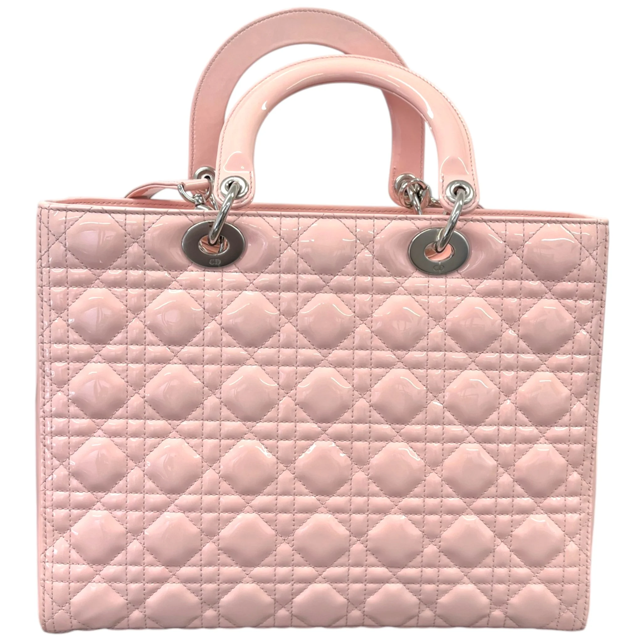 Women's Lady Dior Large Handbag Pink - Image 5