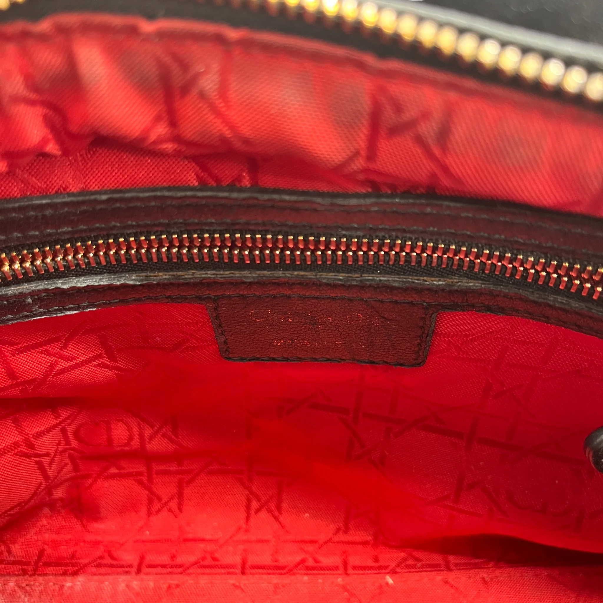 Women's Lady Dior Medium Bag Black - Image 12