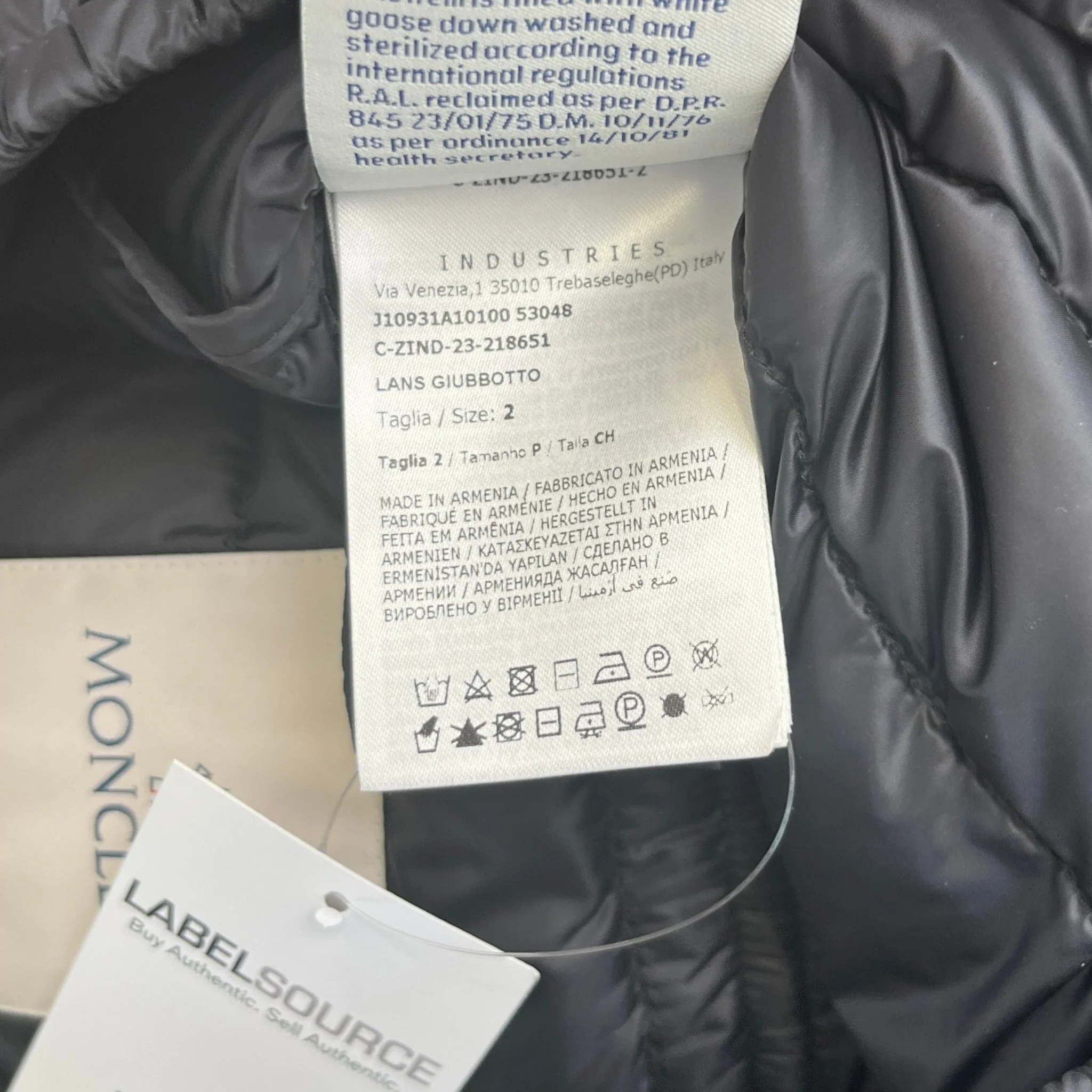 Women's Lans Jacket Black Size 2 / UK 12 - Image 9