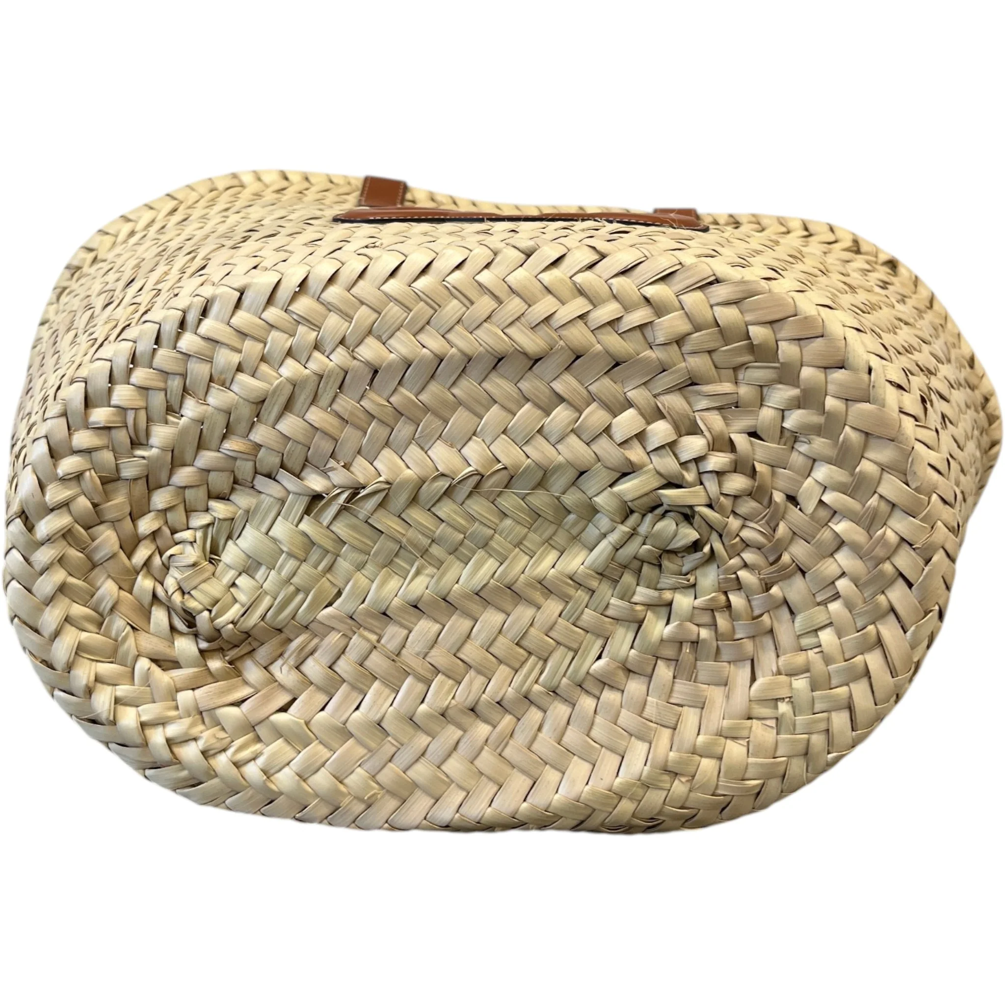 Women's Large Classic Panier Basket Bag Beige - Image 10
