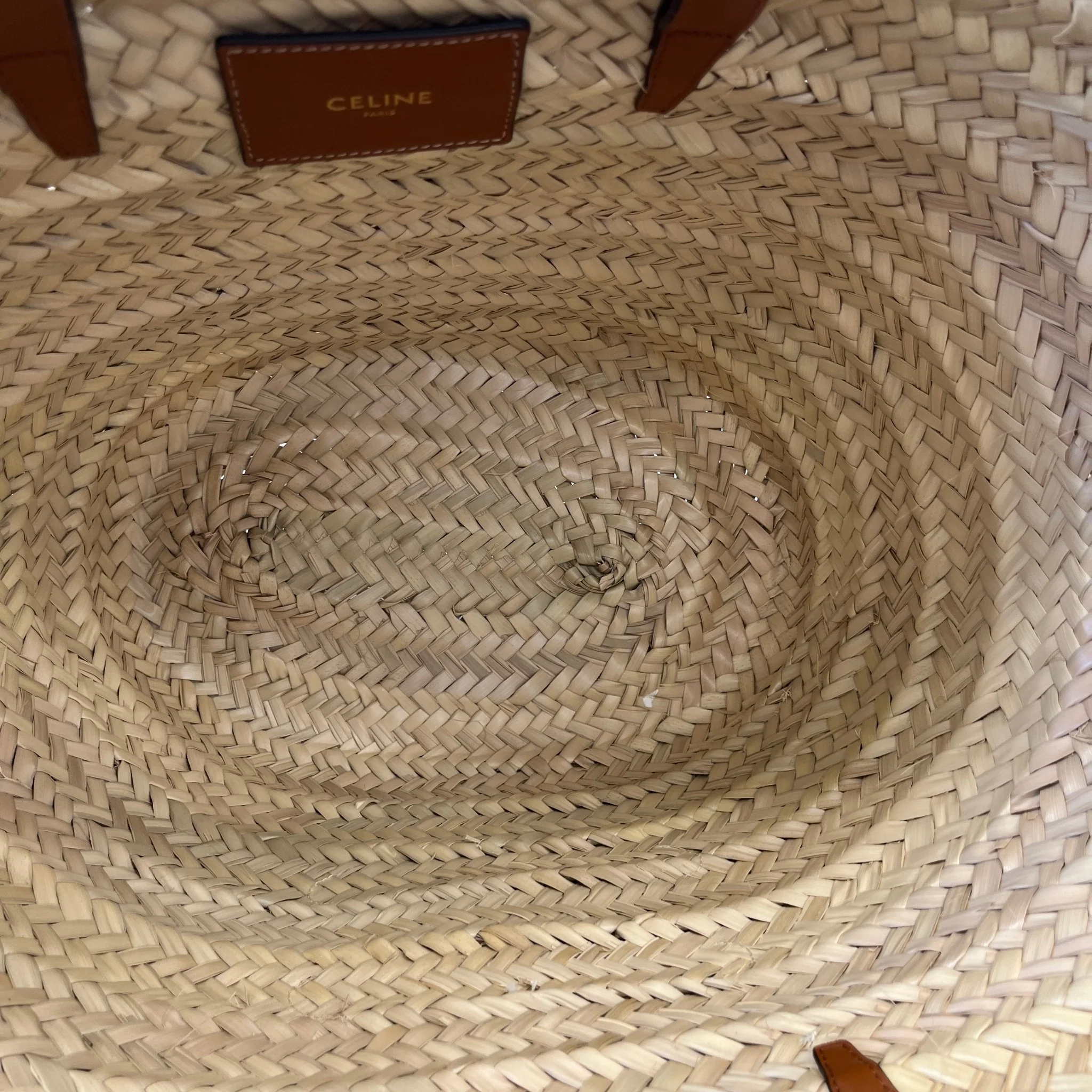 Women's Large Classic Panier Basket Bag Beige - Image 11