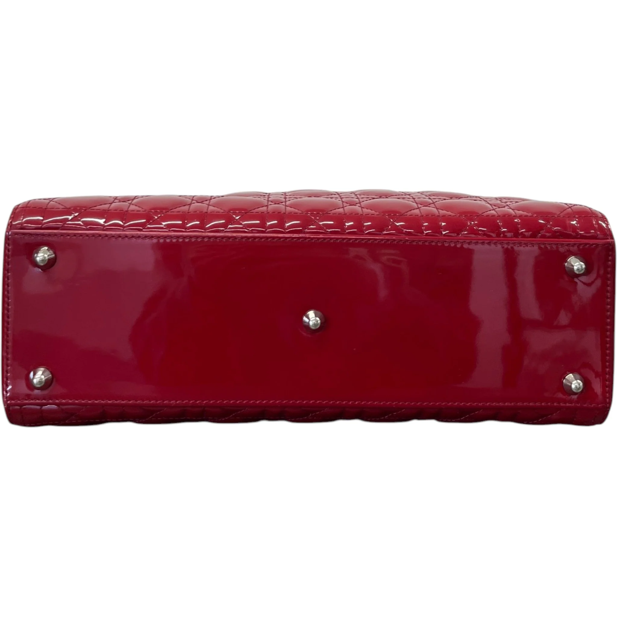 Women's Large Lady Dior Tote Bag Red - Image 10