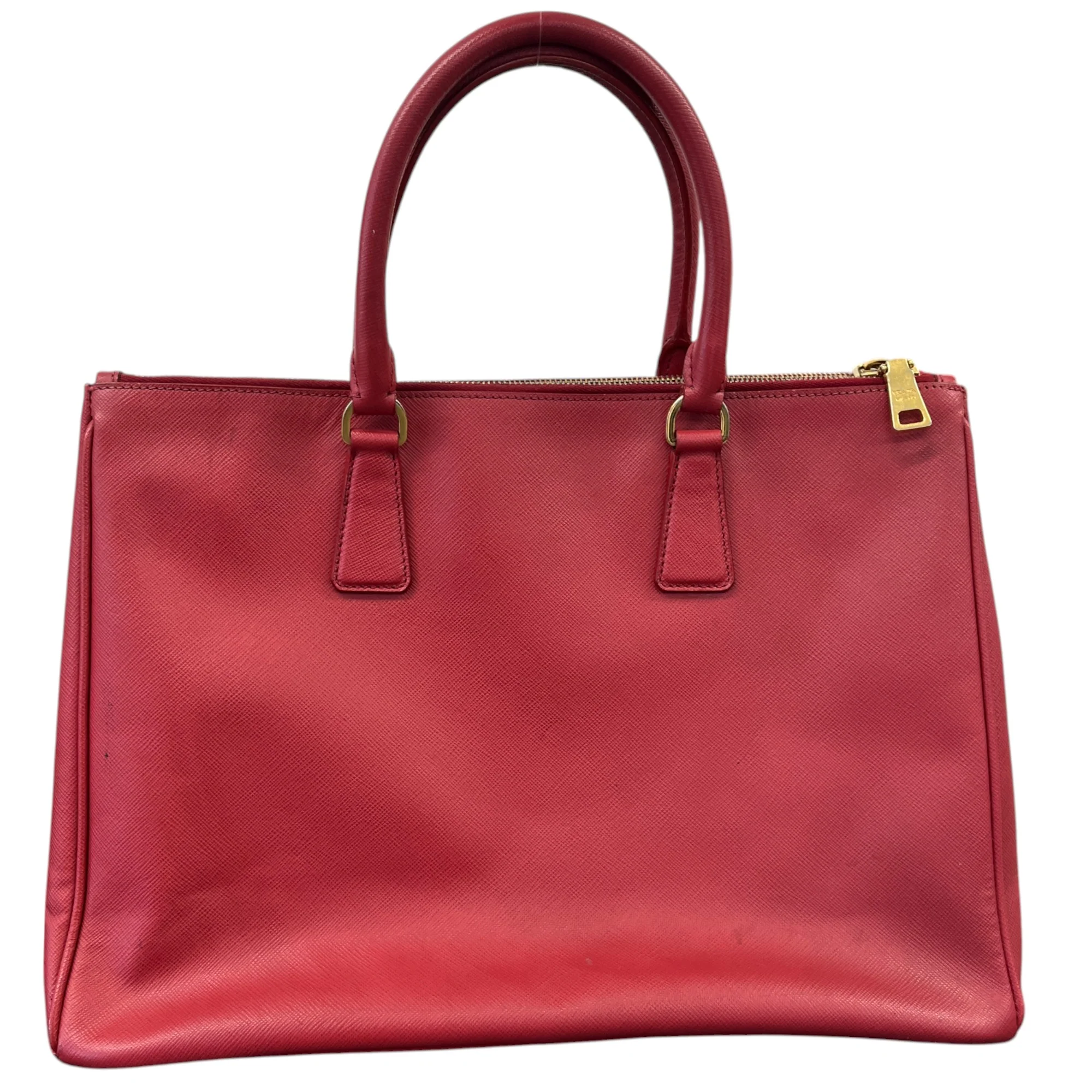 Women's Large Saffiano Lux Handbag Red - Image 4
