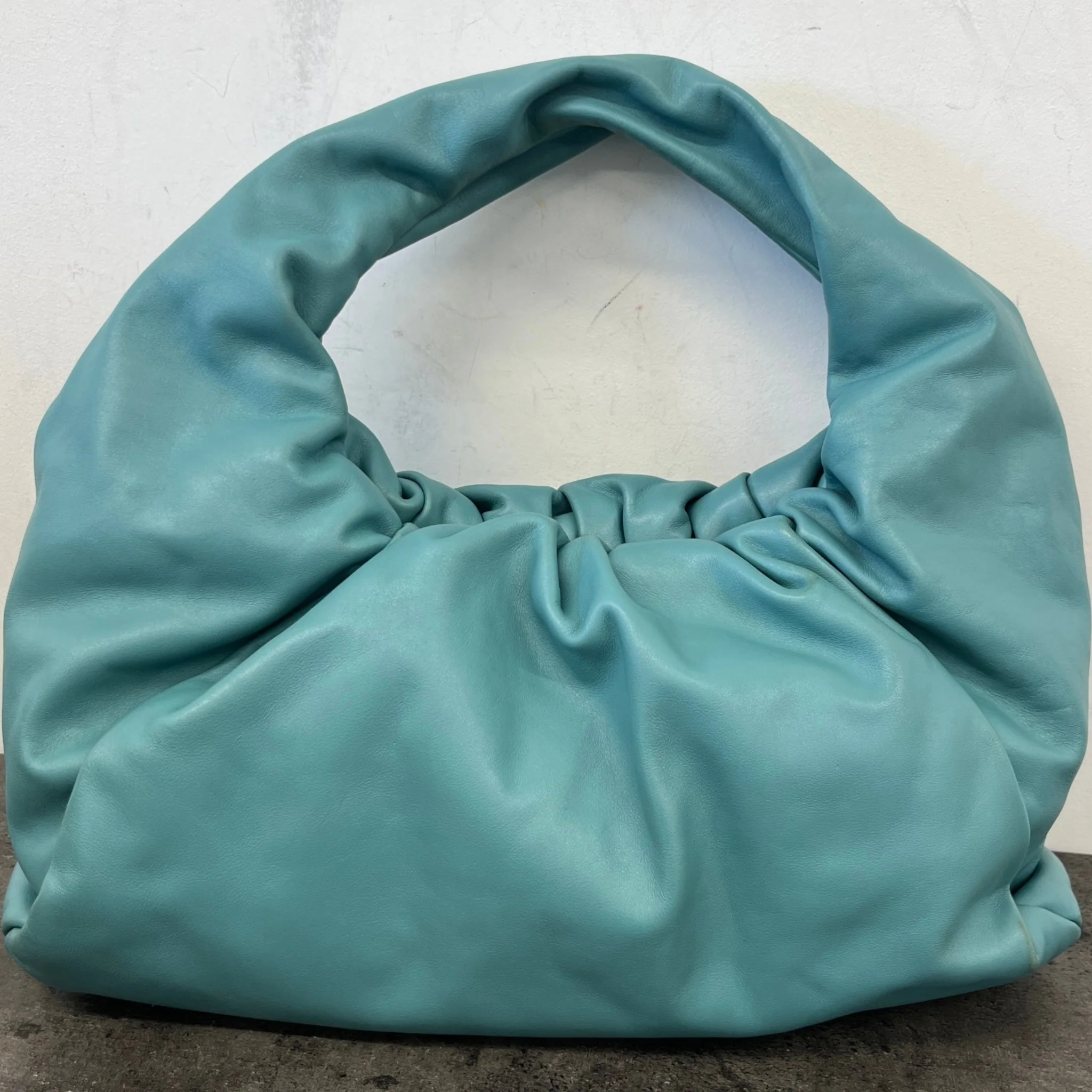 Women's Large Shoulder Pouch Bag Blue - Image 12