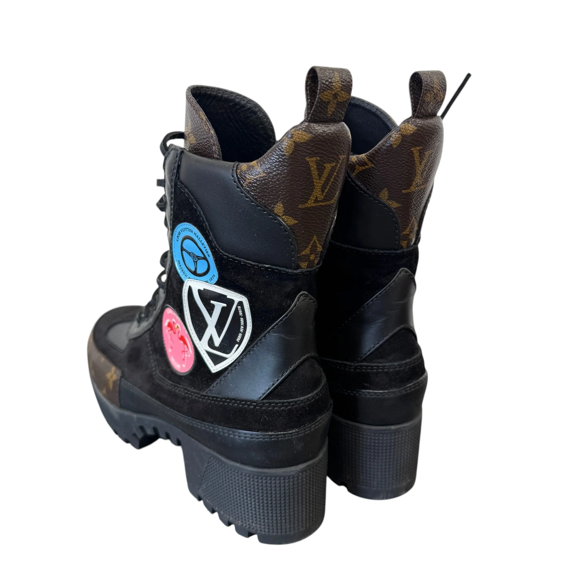Women's Laureate Desert Boots Black Size EU 39 / UK 6 - Image 4