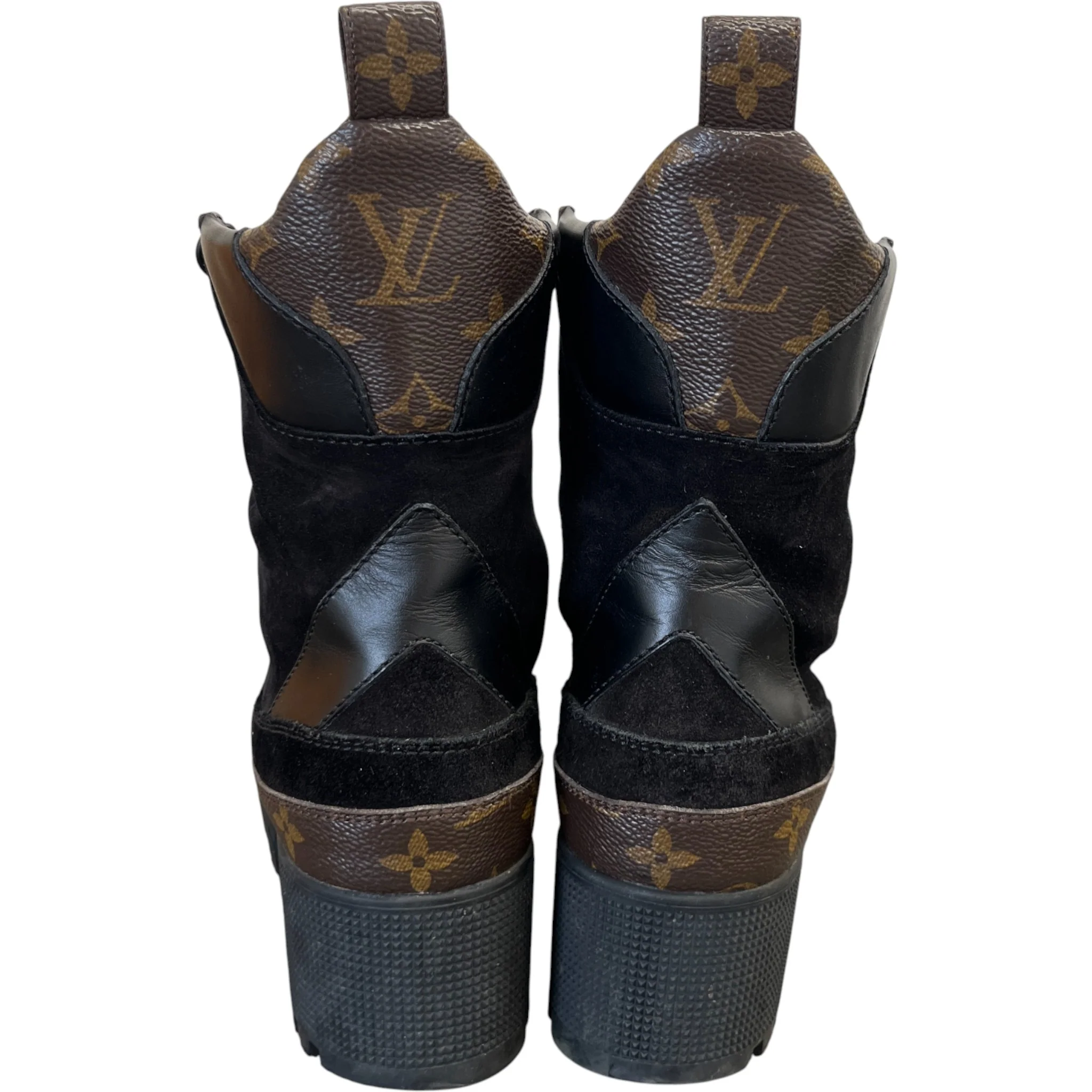 Women's Laureate Desert Monogram Boots Black Size EU 37 / UK 4 - Image 7