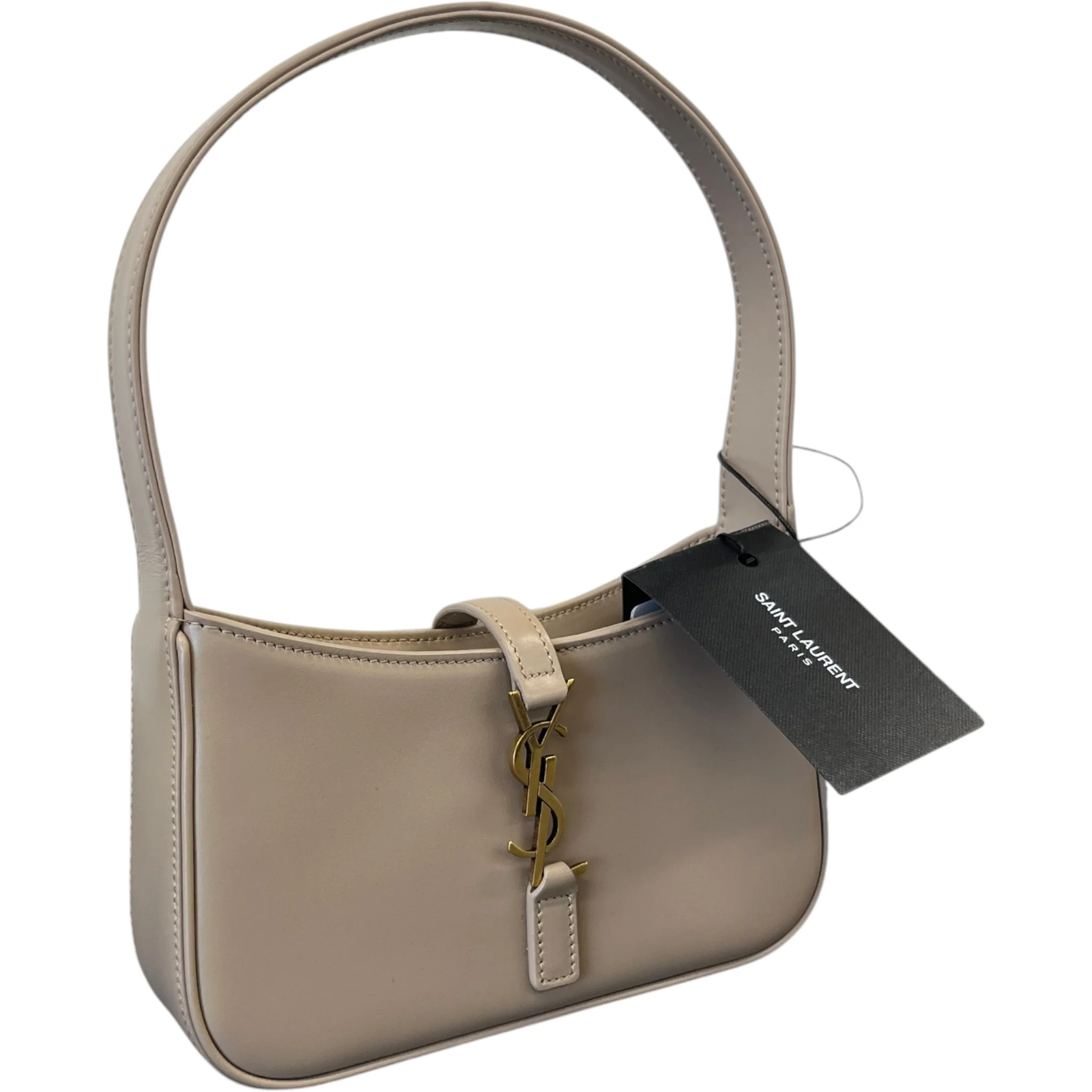 Women's Le 5 À 7 Hobo Handbag Beige - Image 5
