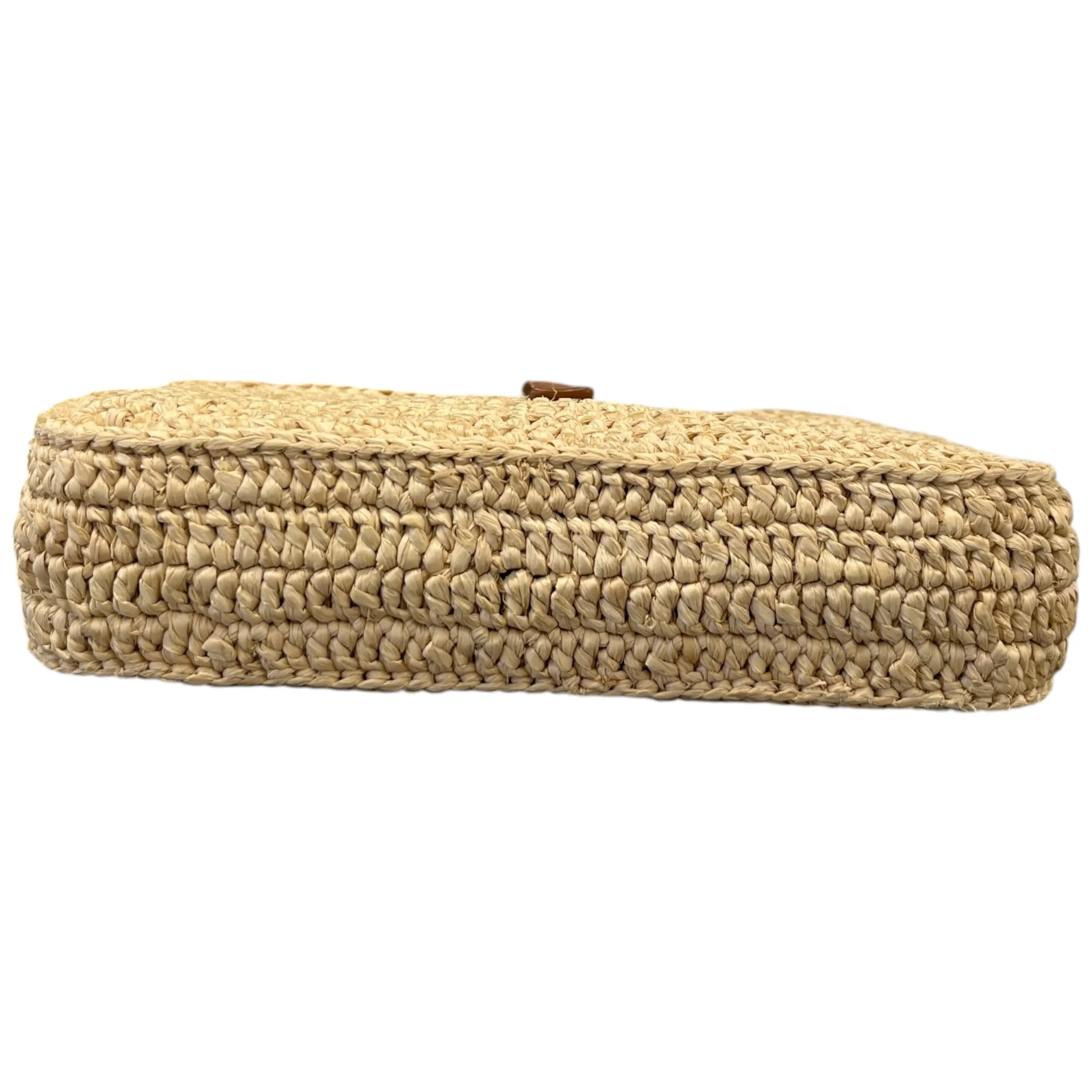 Women's Le 5 À 7 Raffia Shoulder Bag Beige - Image 10