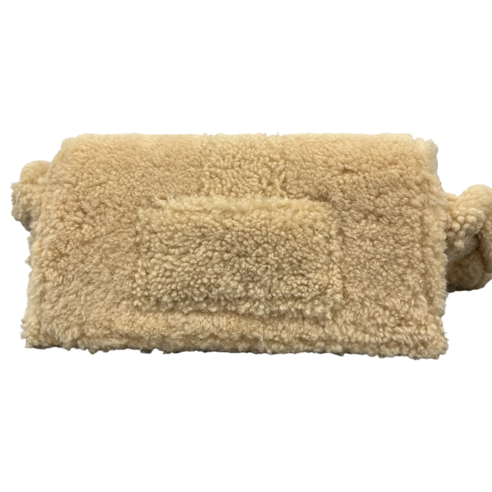 Women's Le Bambidou Shearling Bag Beige - Image 3