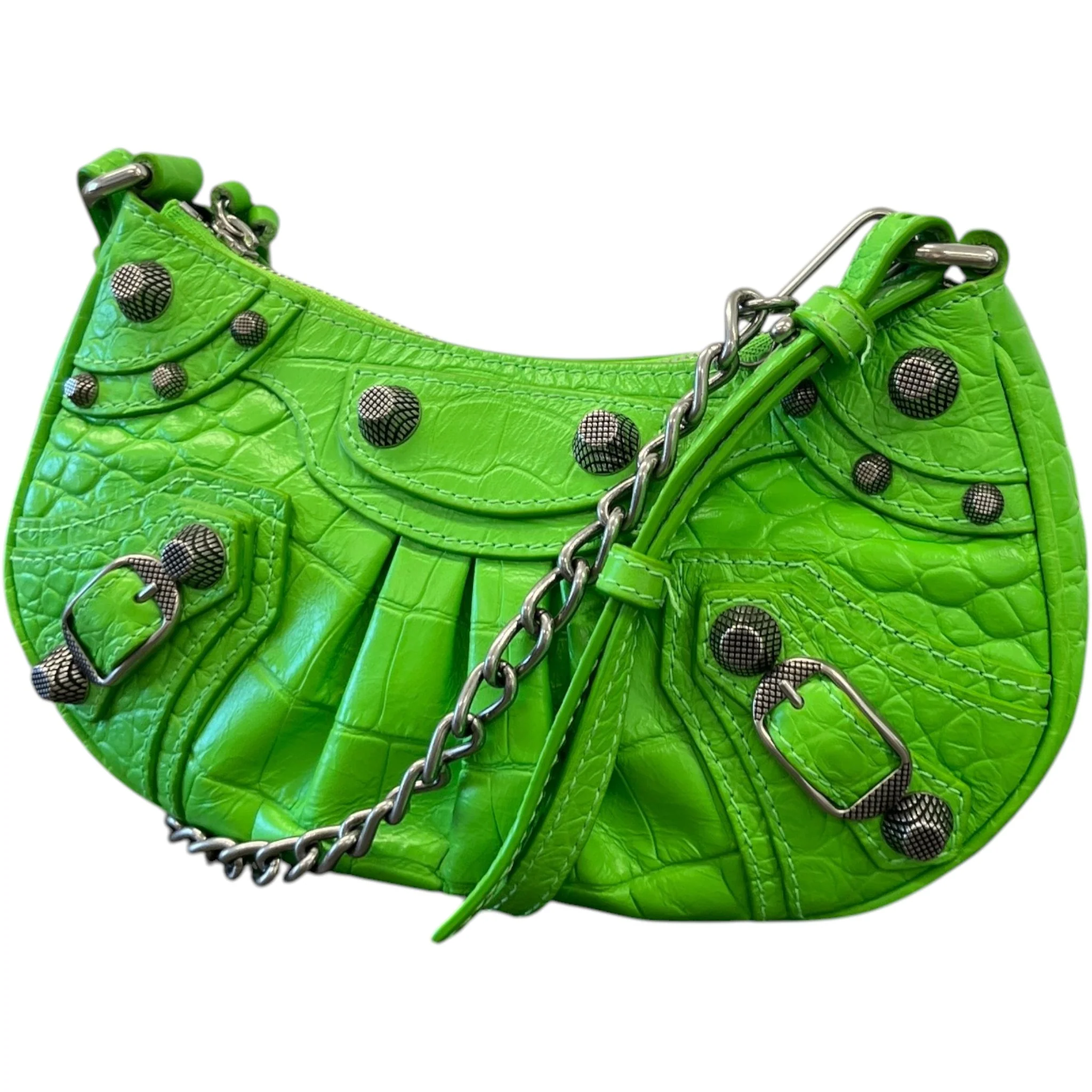Women's Le Cagole Mini Bag Green - Image 4