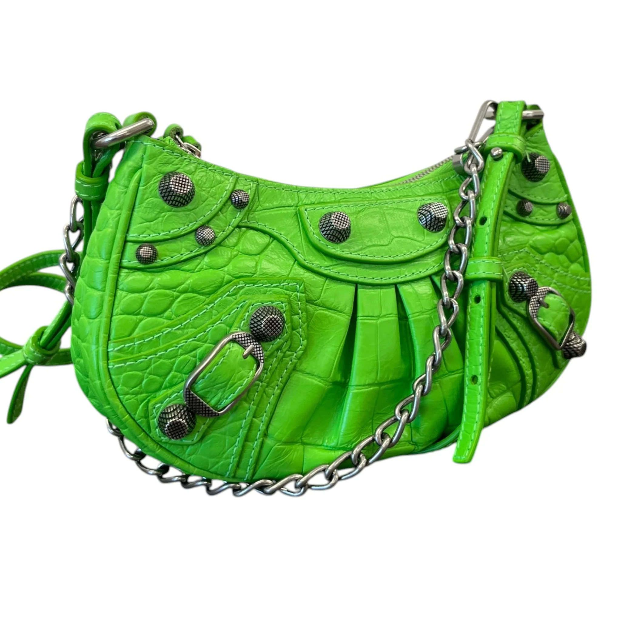 Women's Le Cagole Mini Bag Green - Image 5