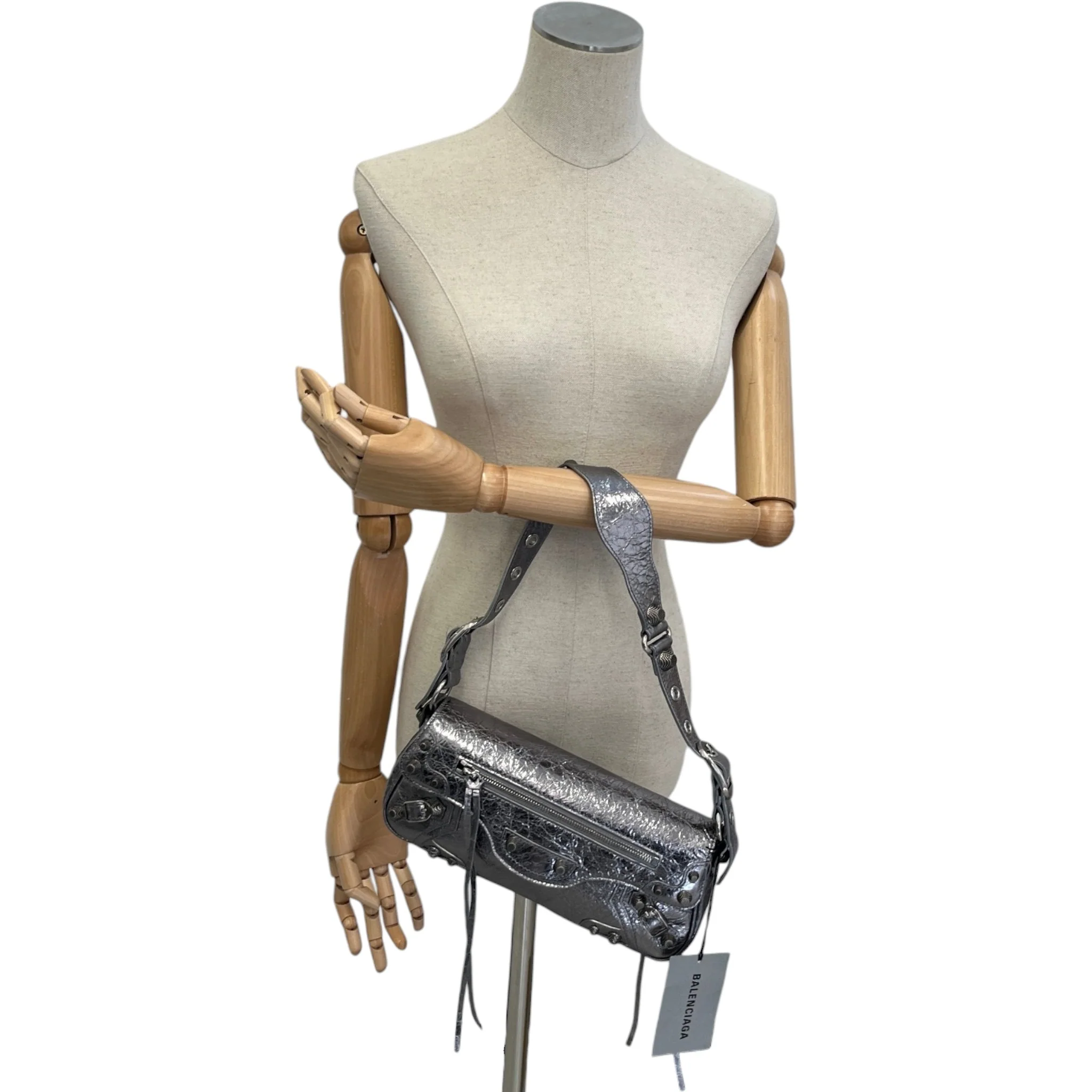 Women's Le Cagole Sling Bag Silver - Image 2