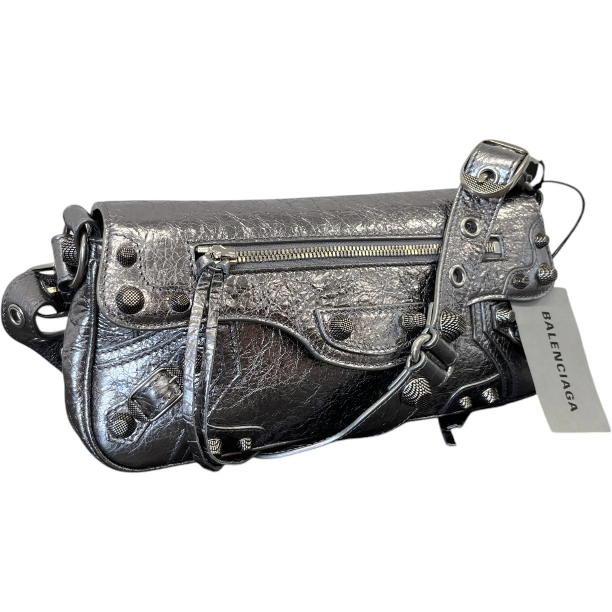 Women's Le Cagole Sling Bag Silver - Image 4