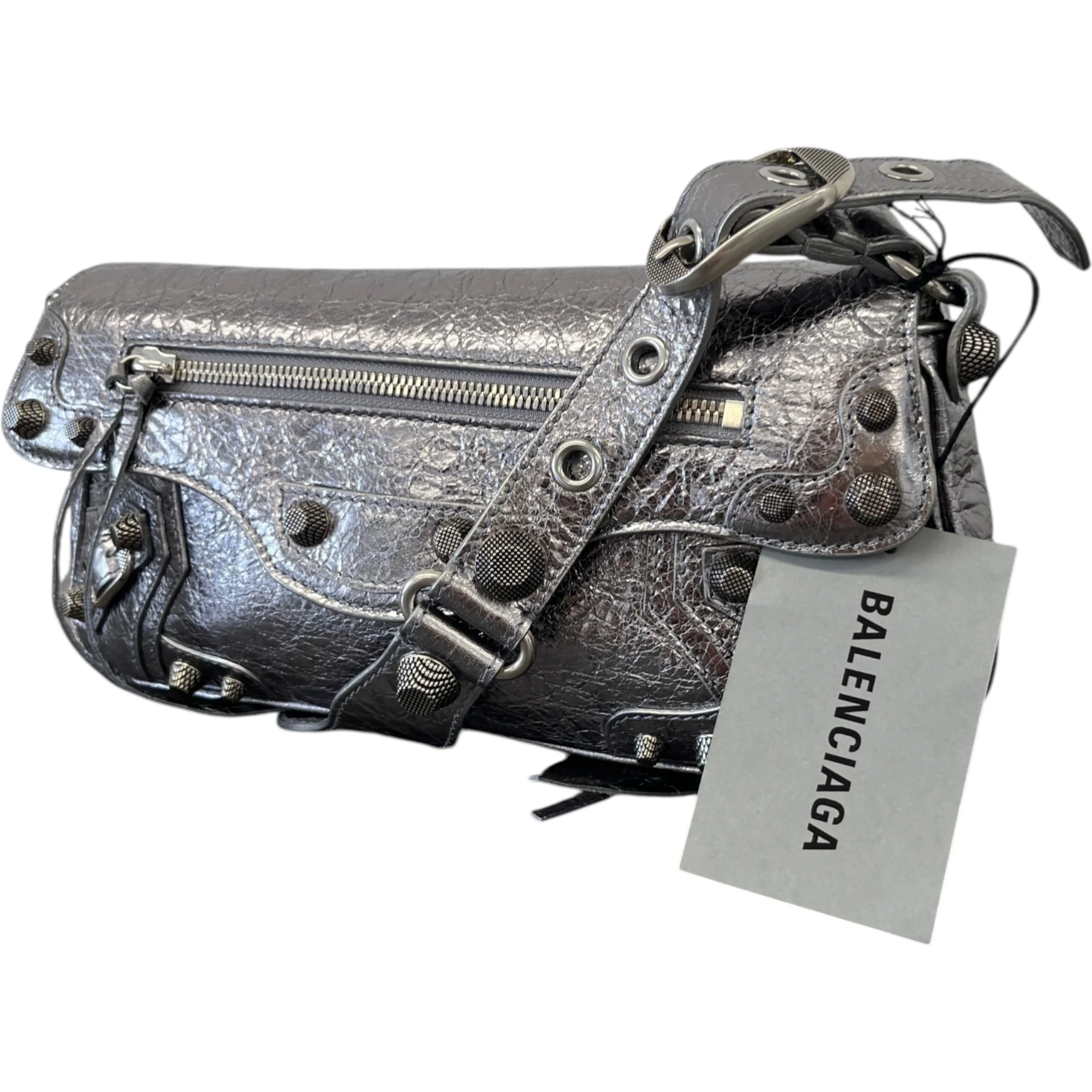 Women's Le Cagole Sling Bag Silver - Image 5