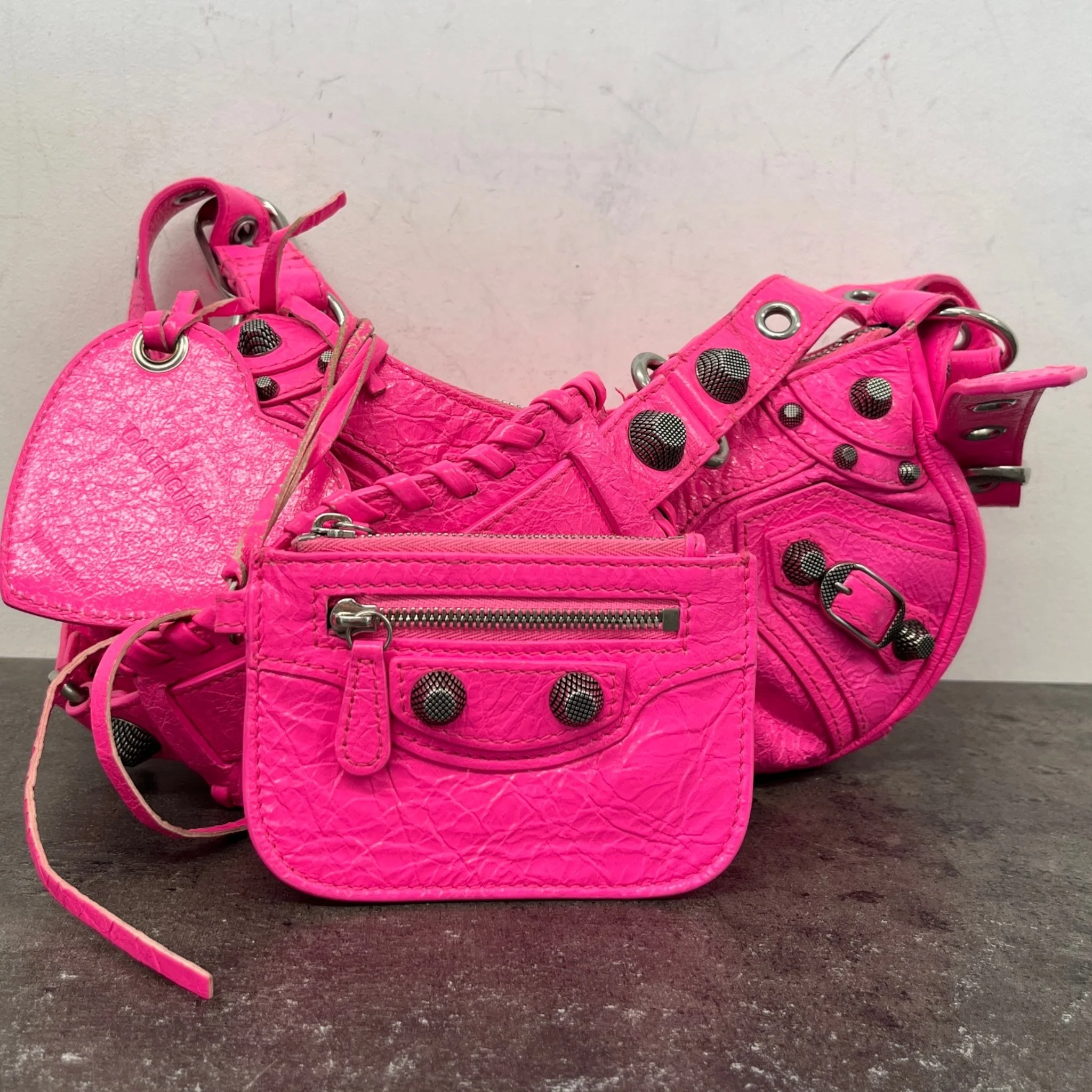 Women's Le Cagole Xs Shoulder Bag Pink - Image 14