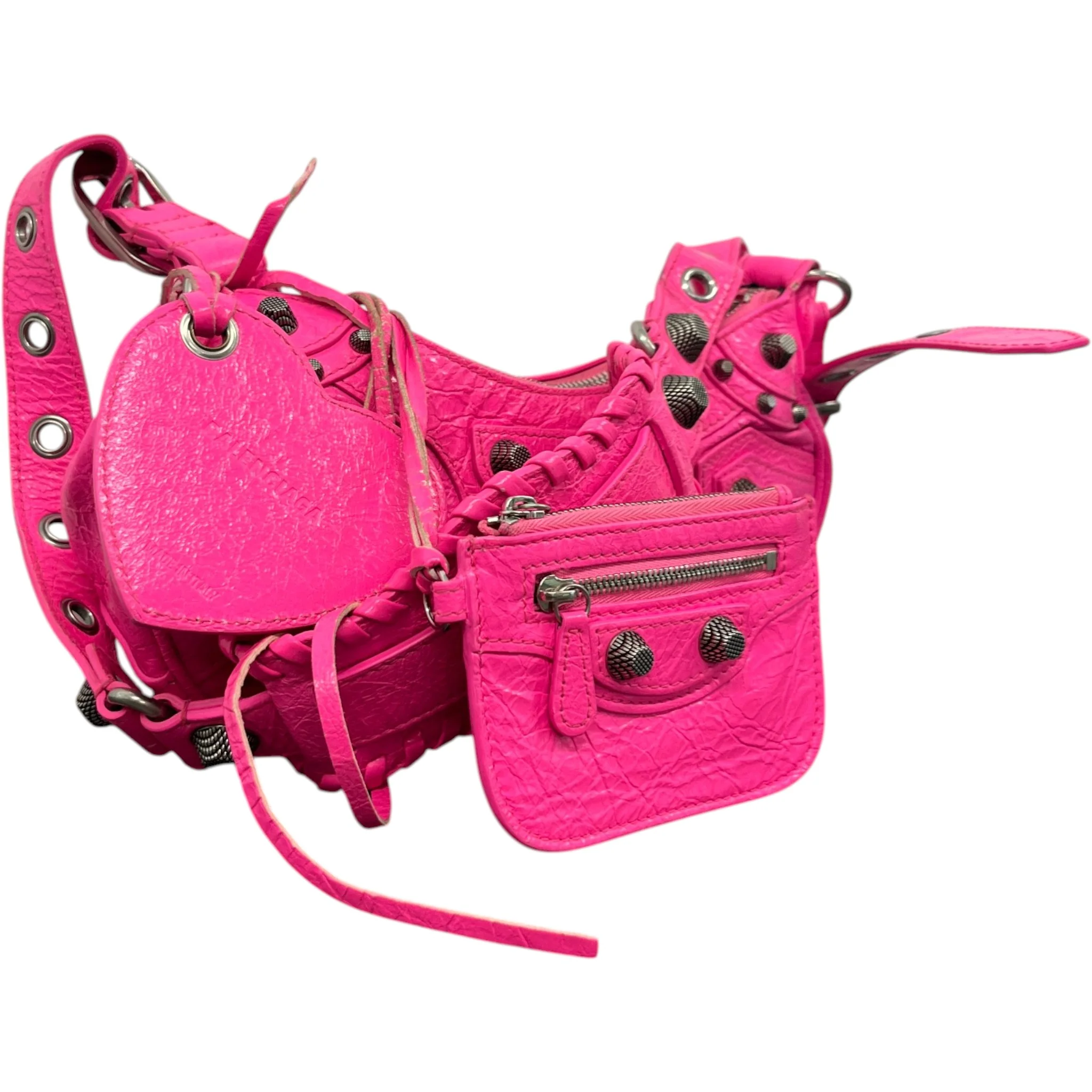 Women's Le Cagole Xs Shoulder Bag Pink - Image 4