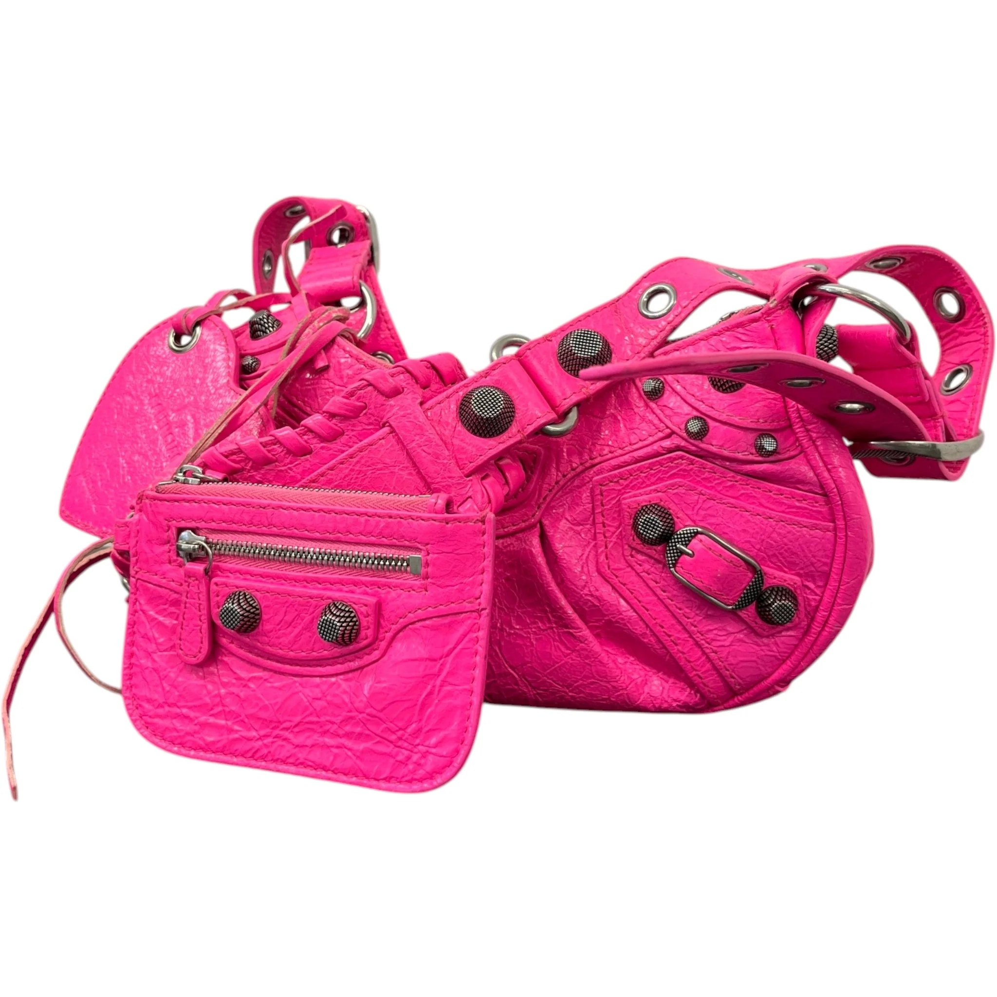 Women's Le Cagole Xs Shoulder Bag Pink - Image 5