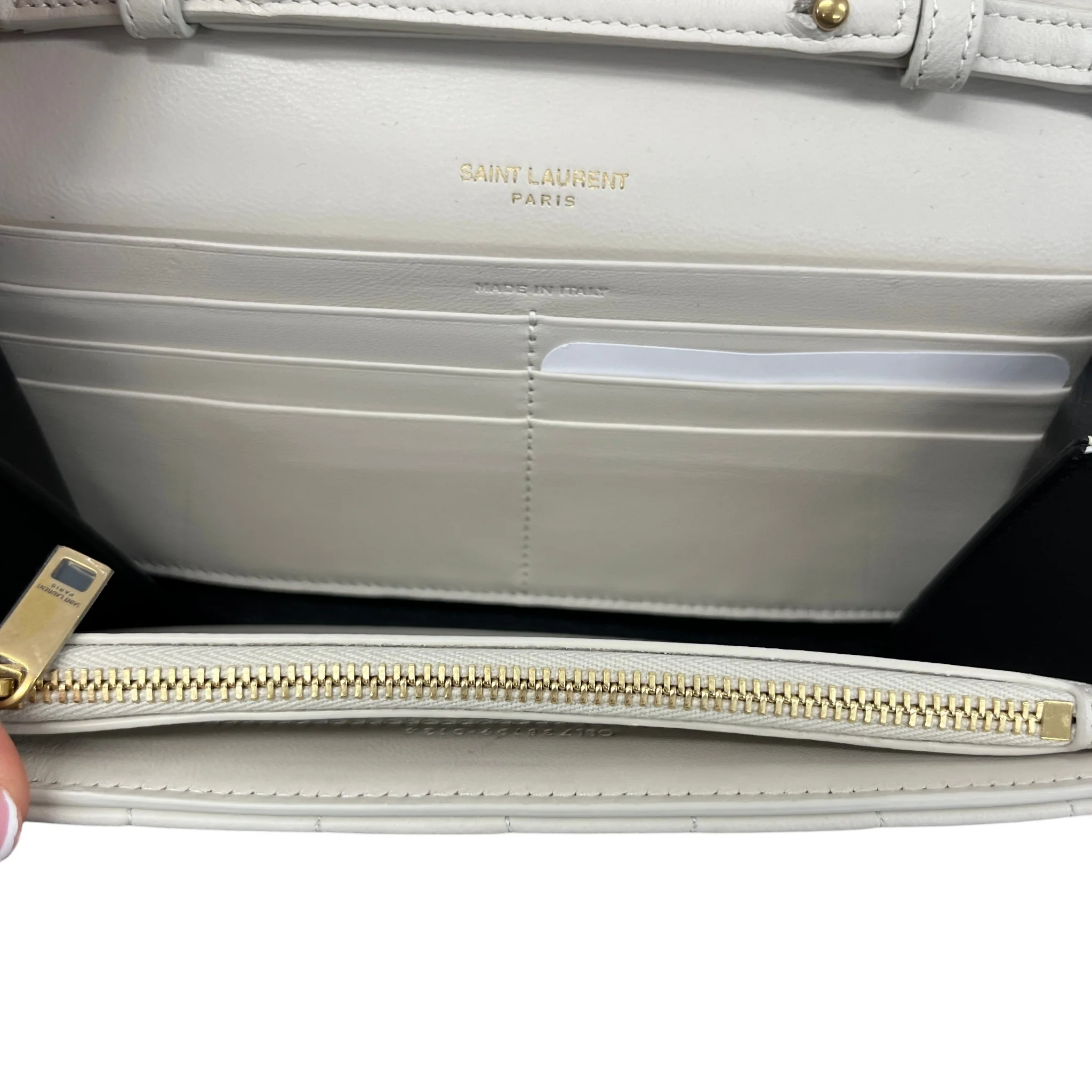 Women's Le Maillon Satche Bag Cream - Image 12
