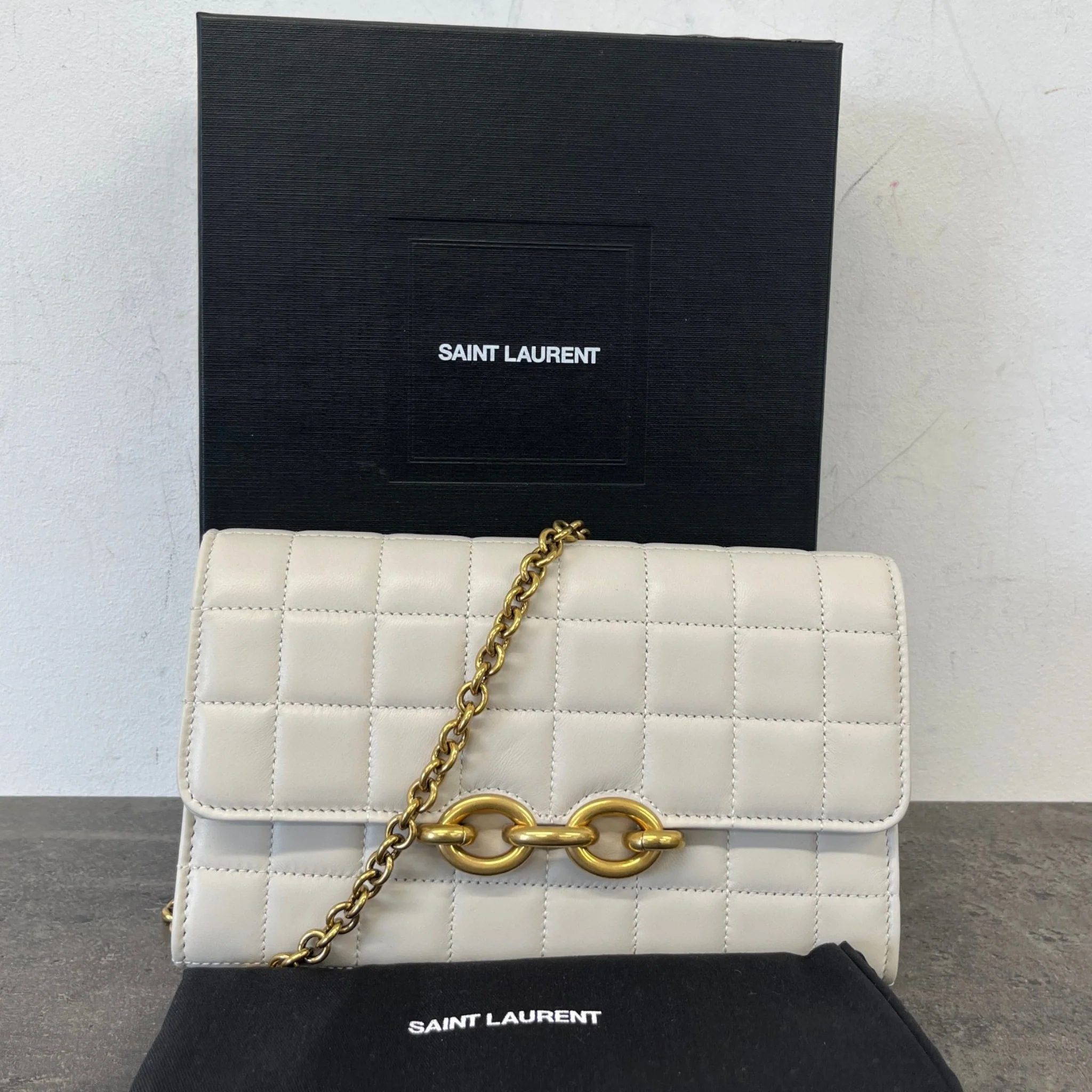 Women's Le Maillon Satche Bag Cream - Image 13