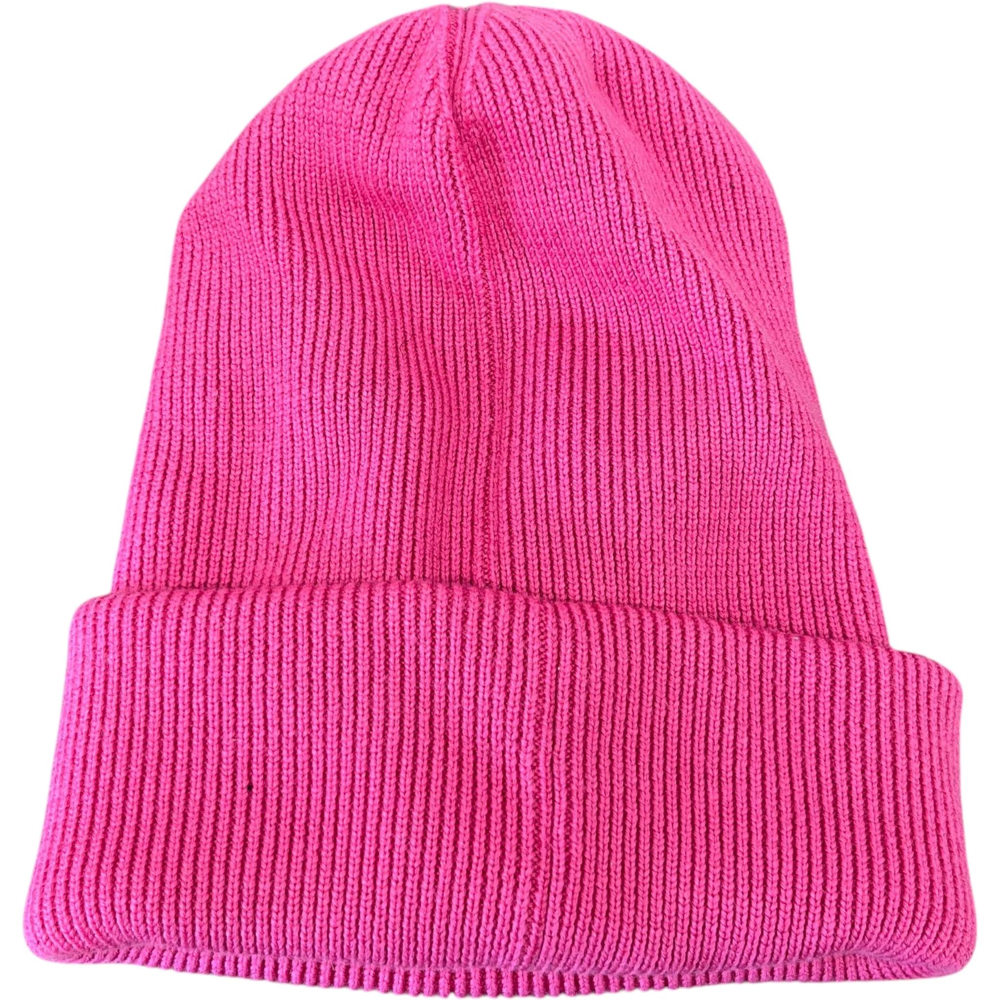 Women's Logo Beanie Hat Pink - Image 4