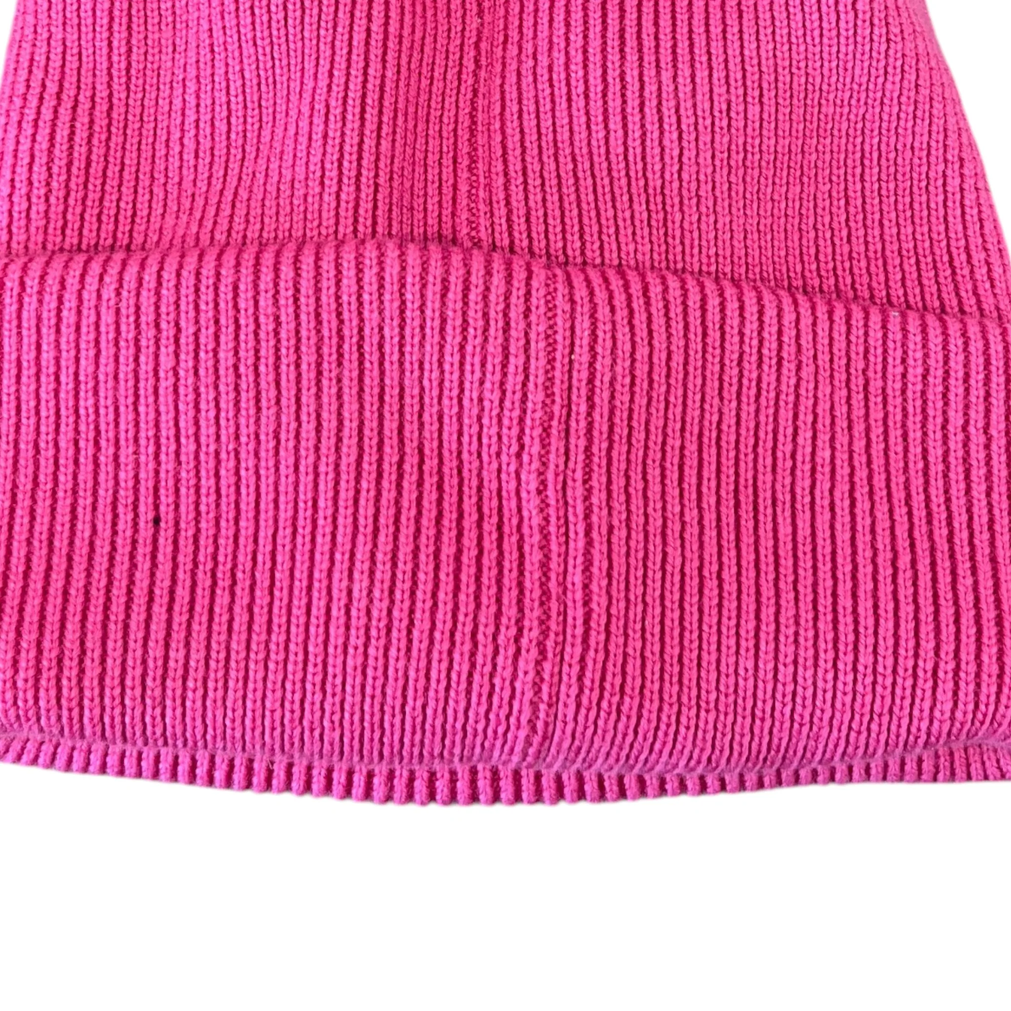 Women's Logo Beanie Hat Pink - Image 6