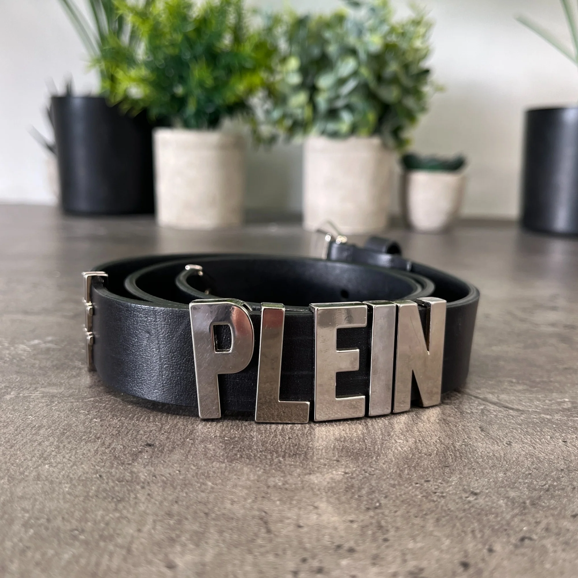 Women's Logo Belt Black Size 75CM / UK 6 - Image 10