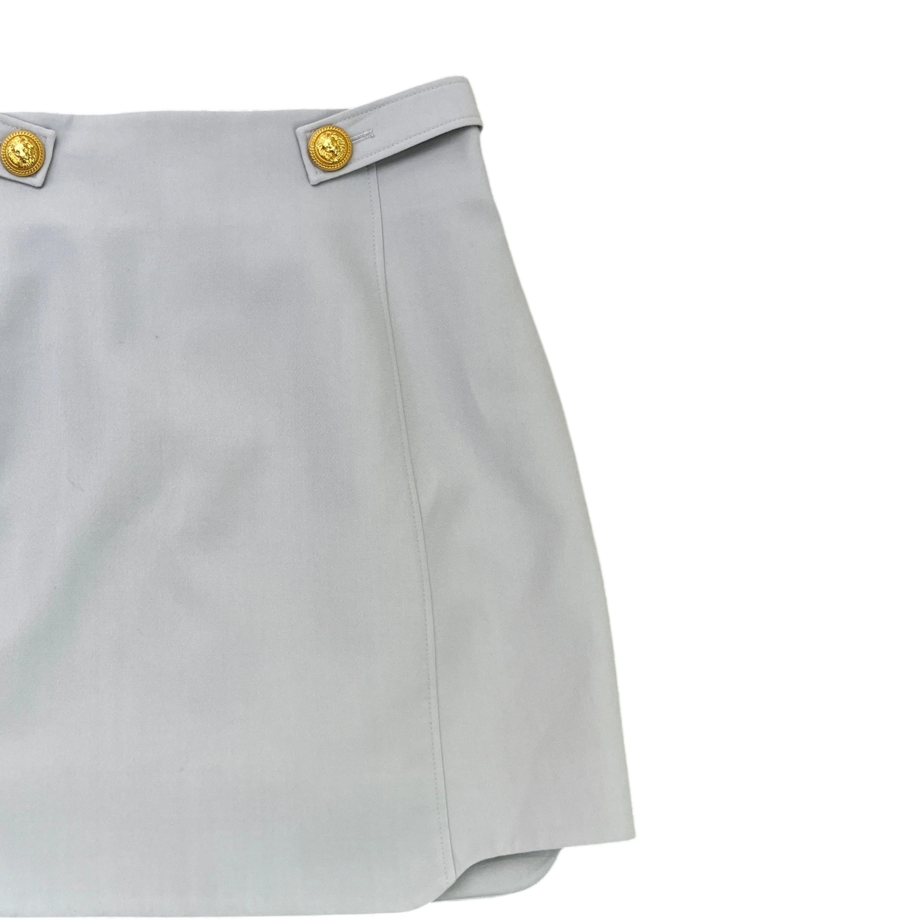 Women's Logo Buttons Skirts Blue Size UK10 - Image 3