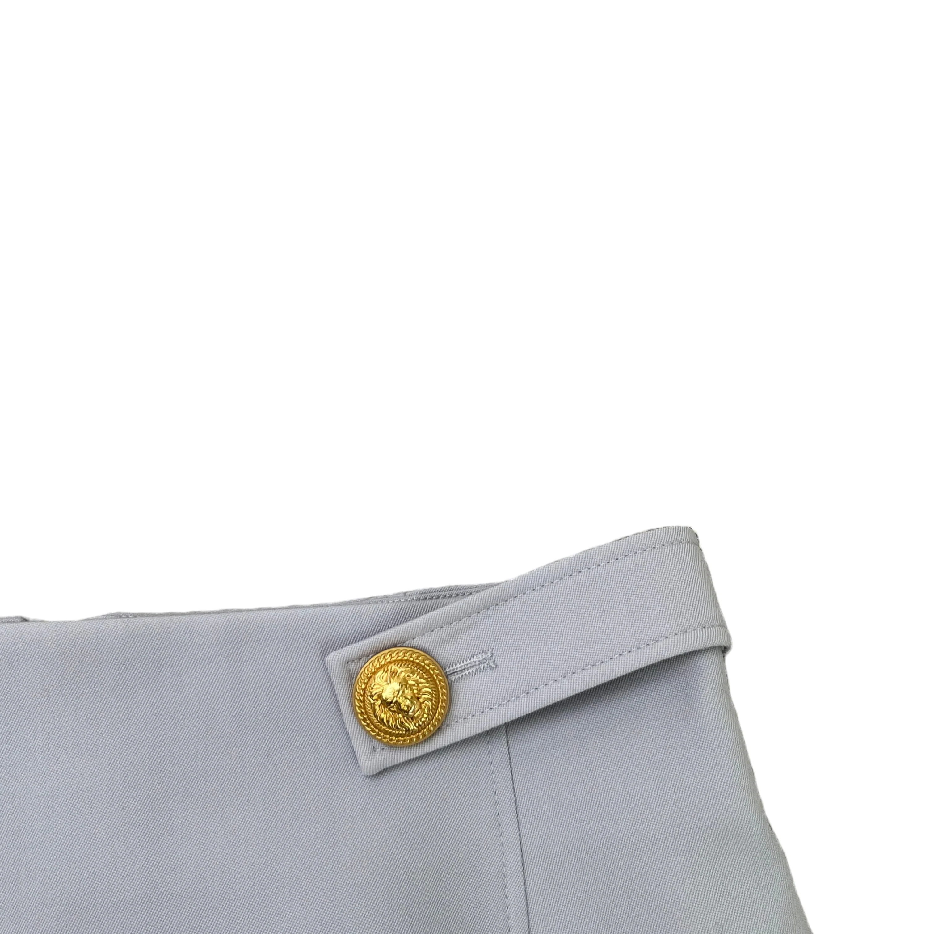 Women's Logo Buttons Skirts Blue Size UK10 - Image 5