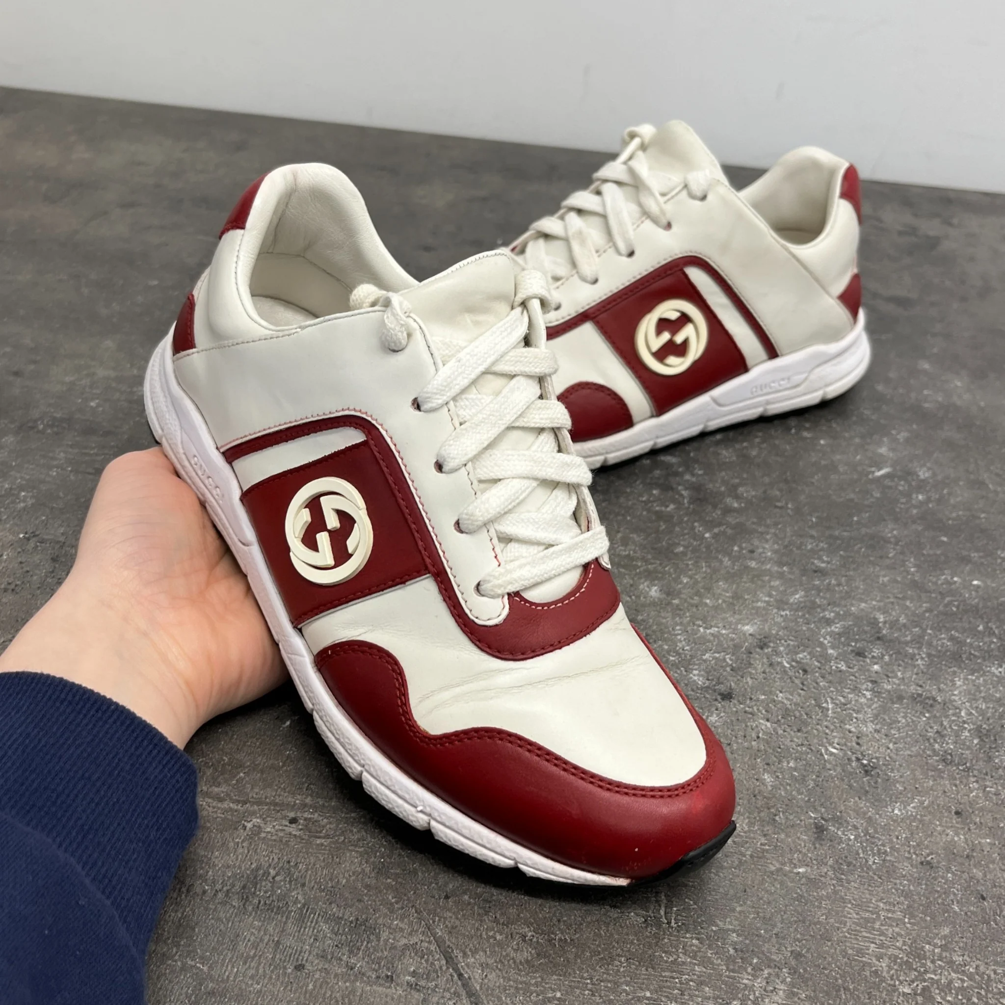 Women's Logo Low Trainers Red Size EU 36 / UK 3 - Image 12
