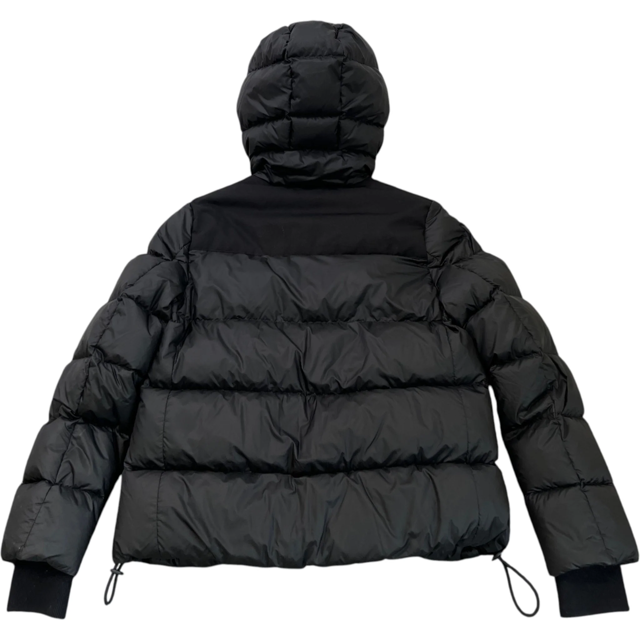 Women's Logo Patch Down Jacket Black Size S - Image 2