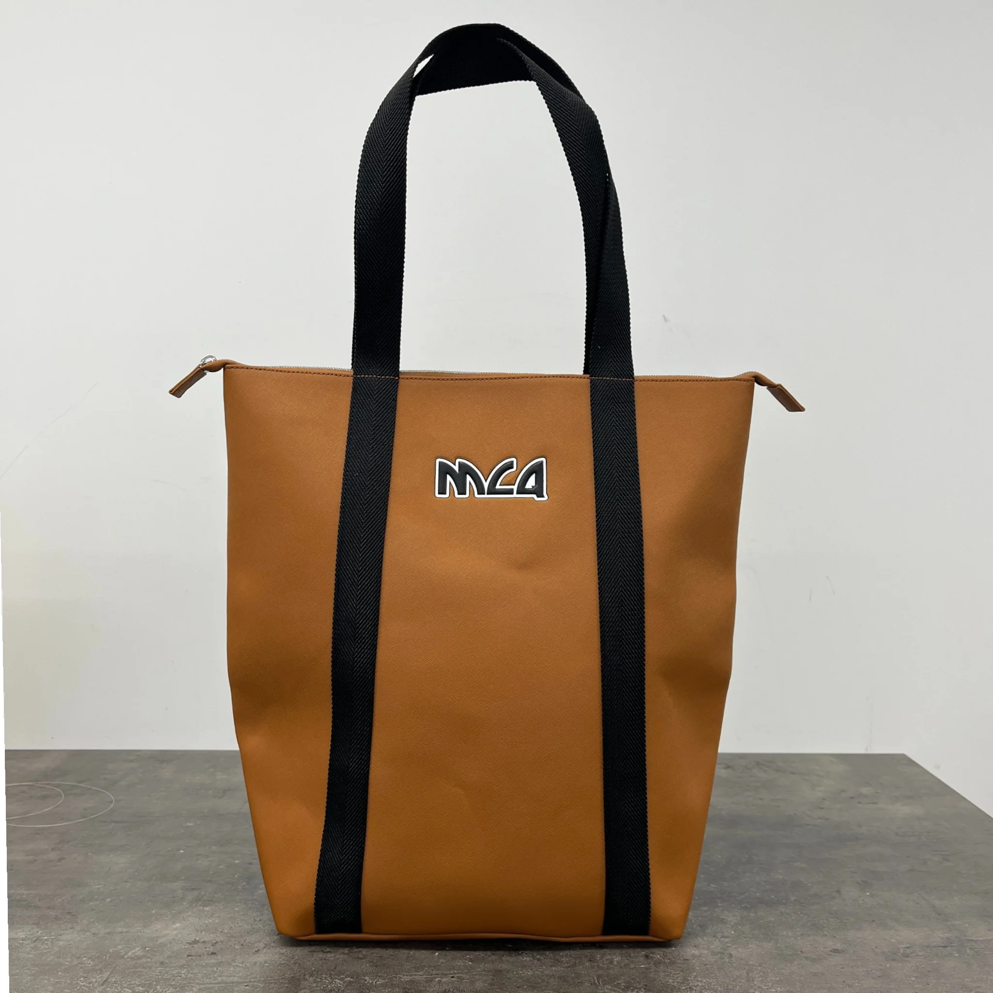 Women's Logo Print Bag Tan - Image 7