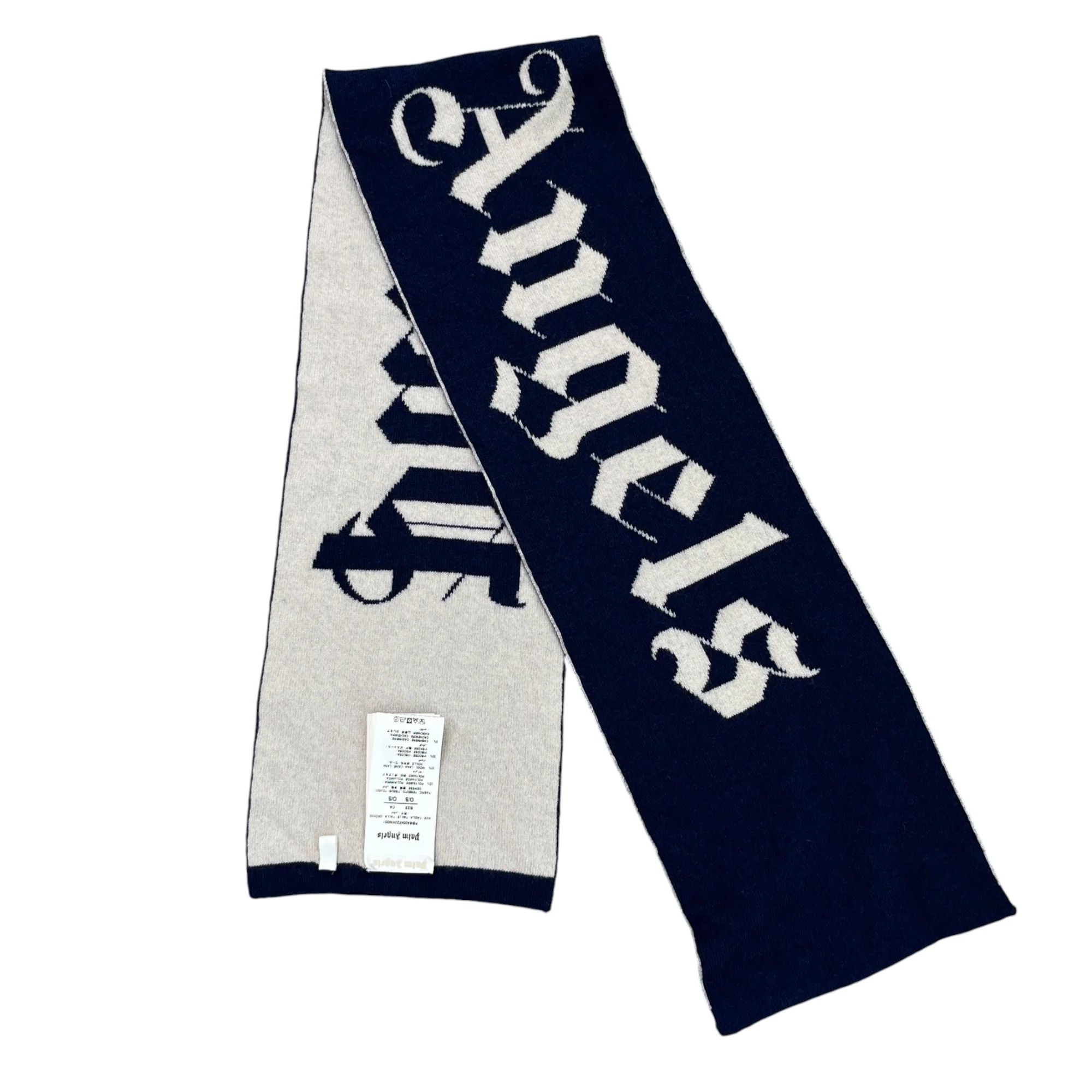 Women's Logo Print Scarf Blue - Image 2