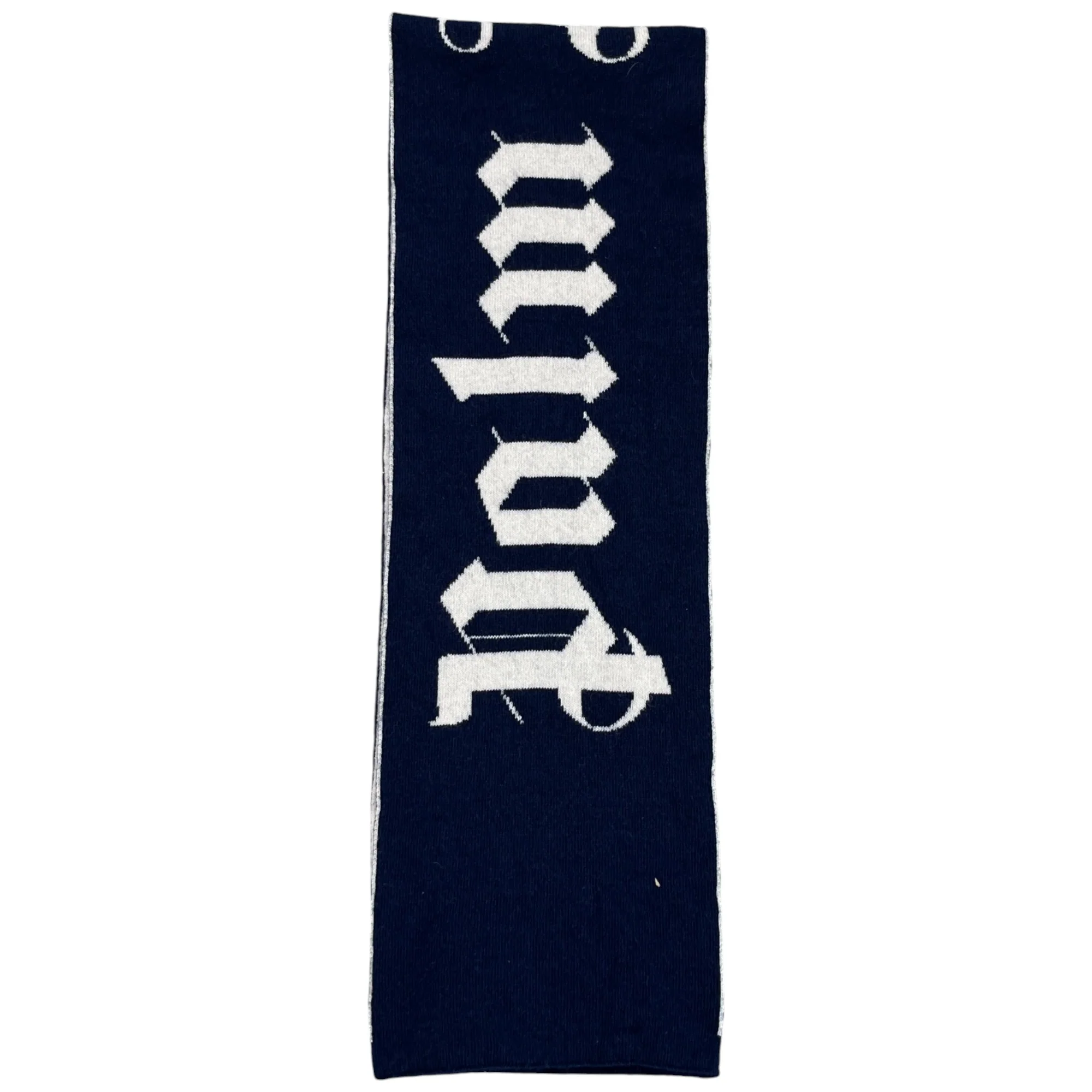 Women's Logo Print Scarf Blue - Image 3