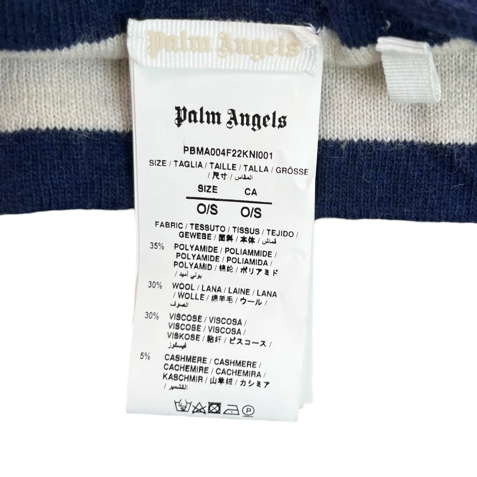 Women's Logo Print Scarf Blue - Image 4