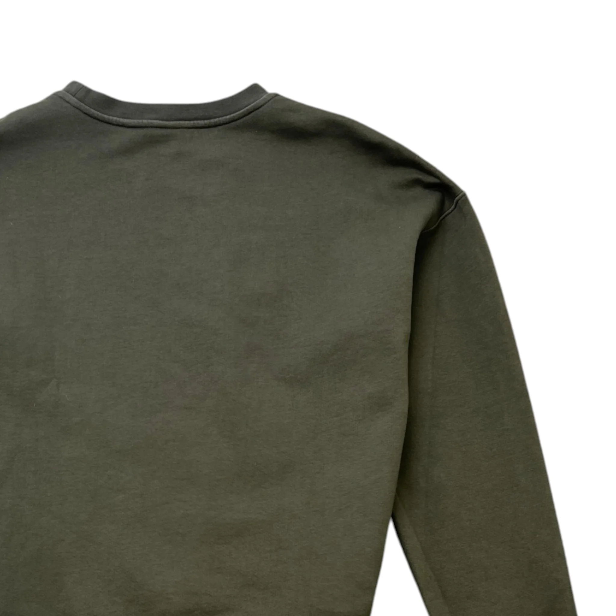 Women's Logo Print Sweatshirt Khaki Size S - Image 4