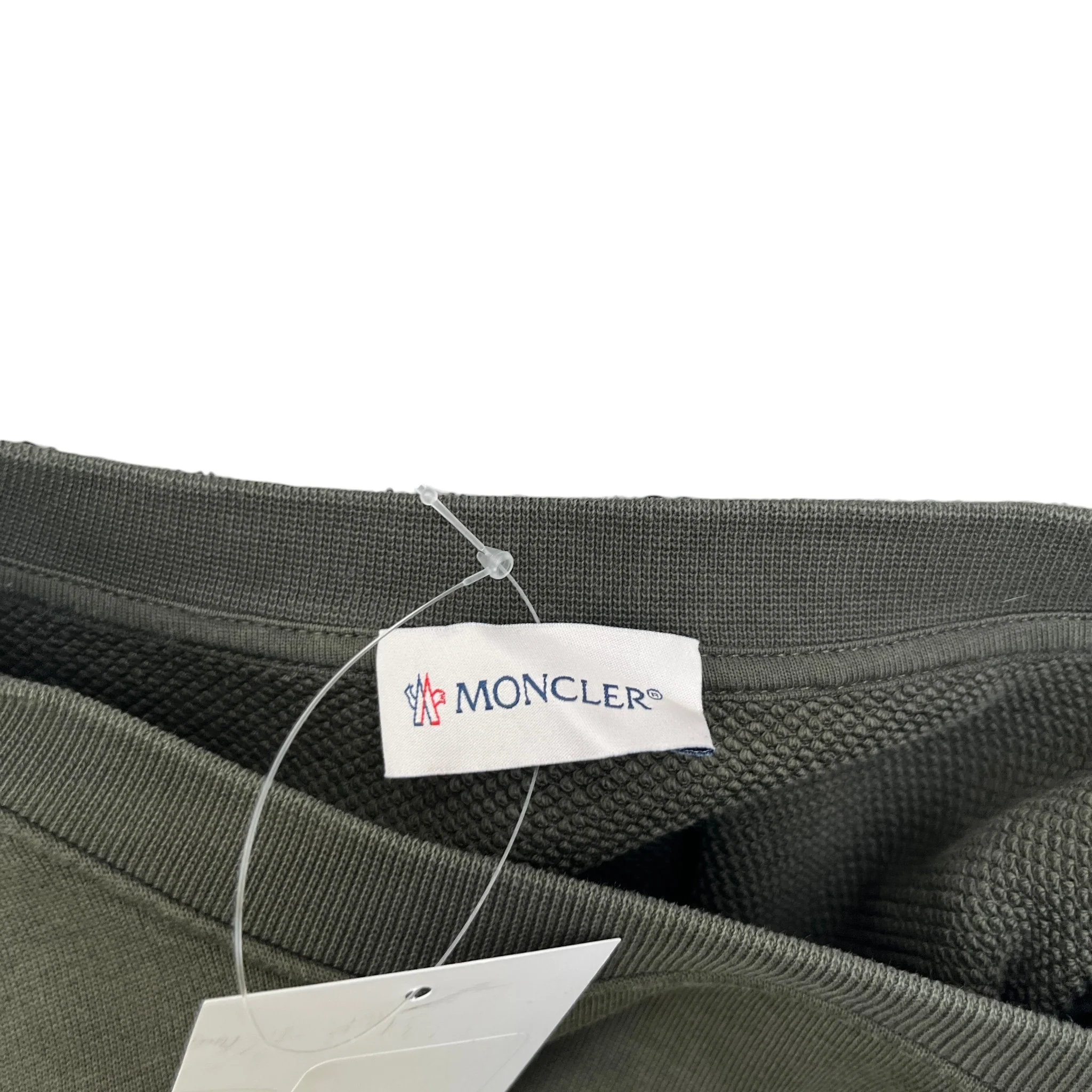 Women's Logo Print Sweatshirt Khaki Size S - Image 7