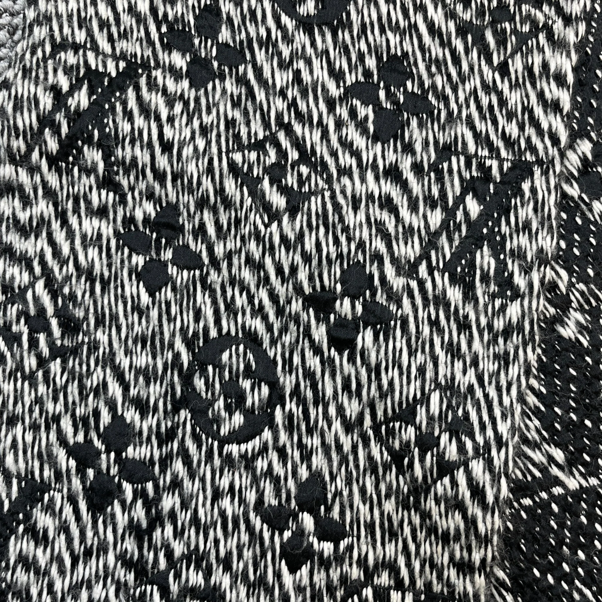 Women's Logomania Scarf Black - Image 5