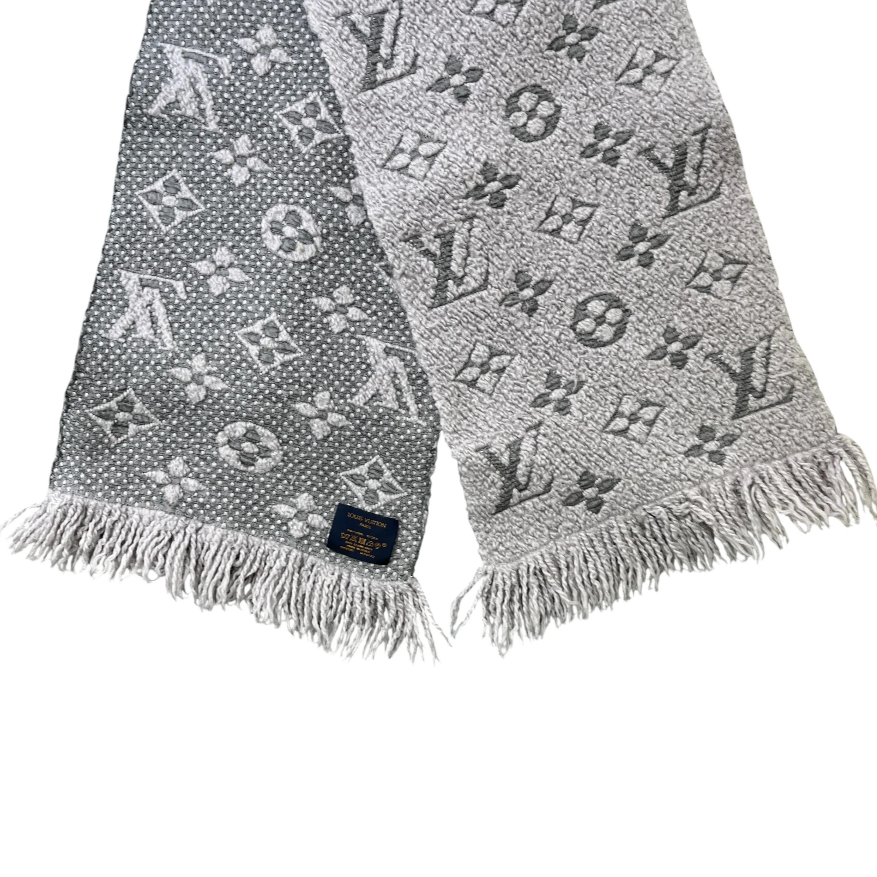 Women's Logomania Scarf Grey - Image 4