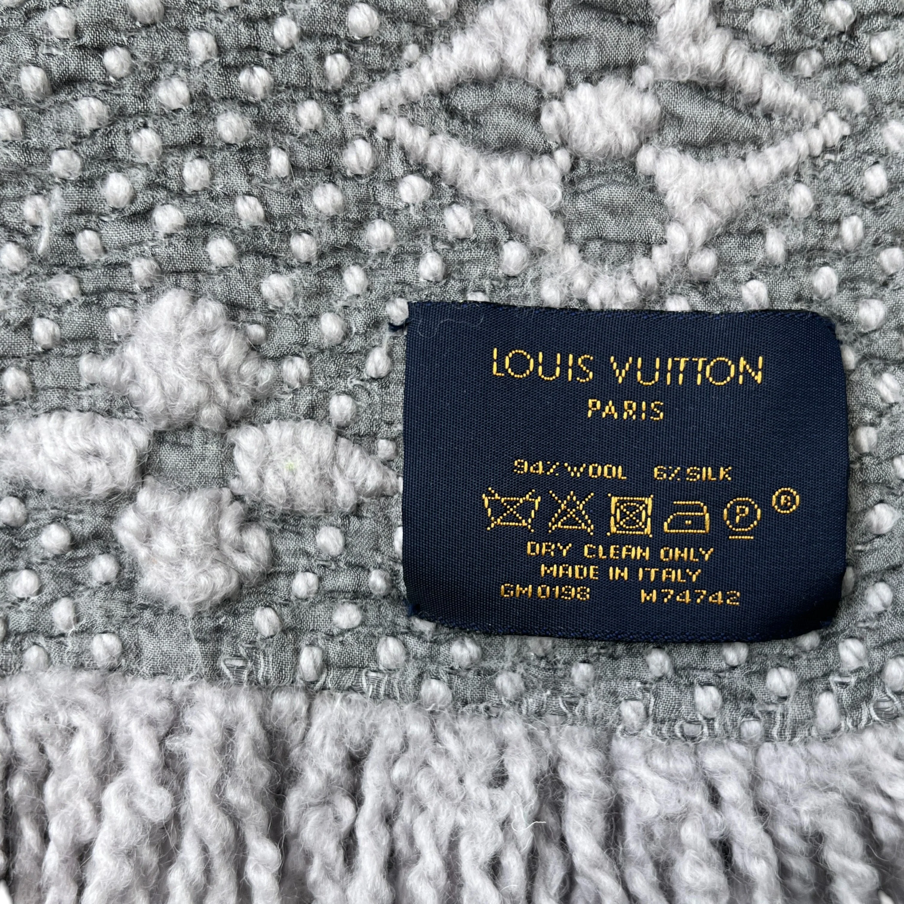 Women's Logomania Scarf Grey - Image 5